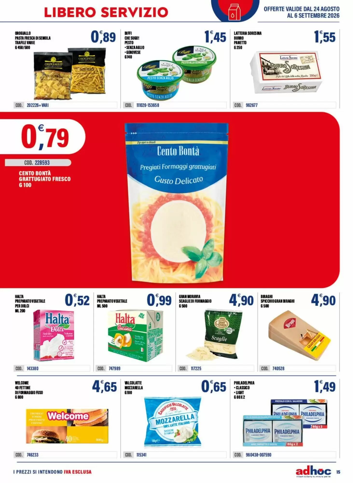Volantino promozionale Adhoc  valide dal 24/08/2026 - Pagina 15.