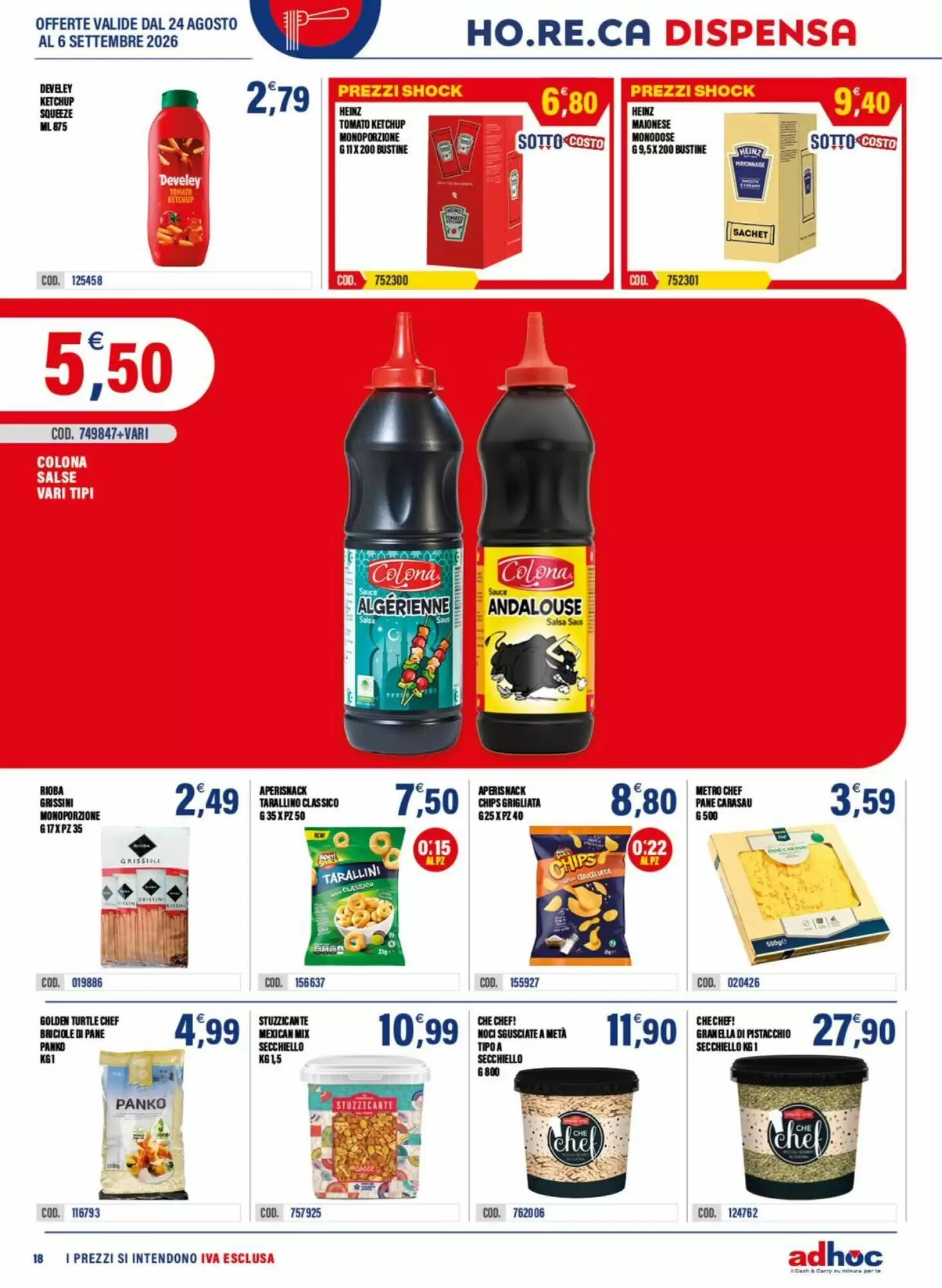 Volantino promozionale Adhoc  valide dal 24/08/2026 - Pagina 18.