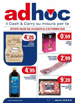 Volantino promozionale Adhoc  valide dal 24/08/2026