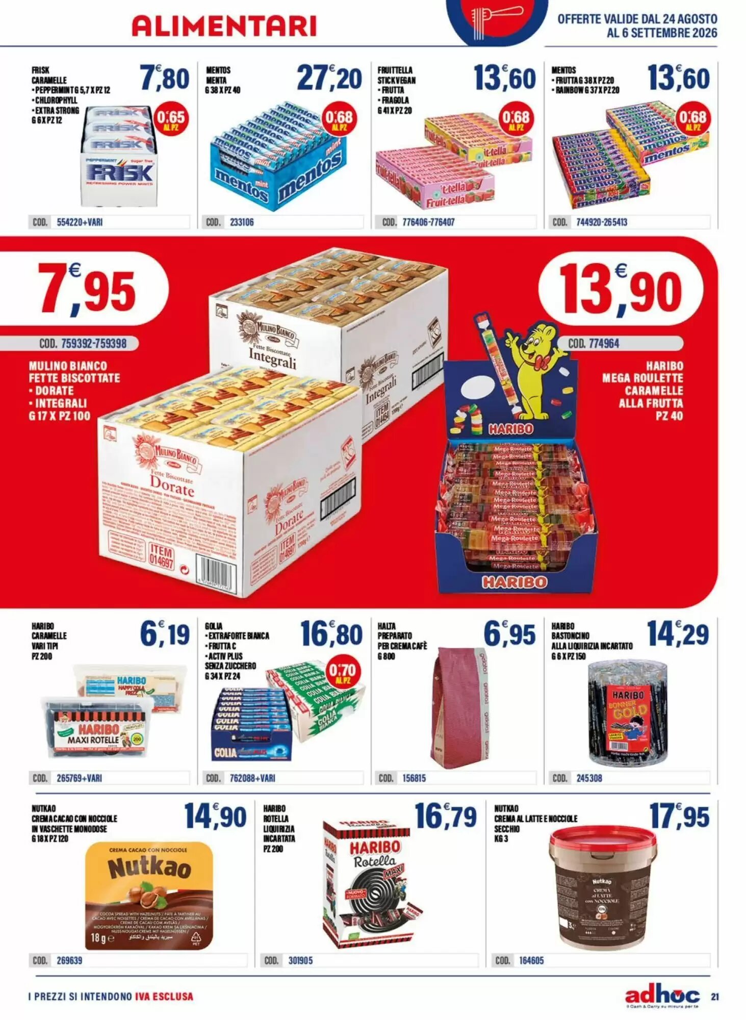 Volantino promozionale Adhoc  valide dal 24/08/2026 - Pagina 21.