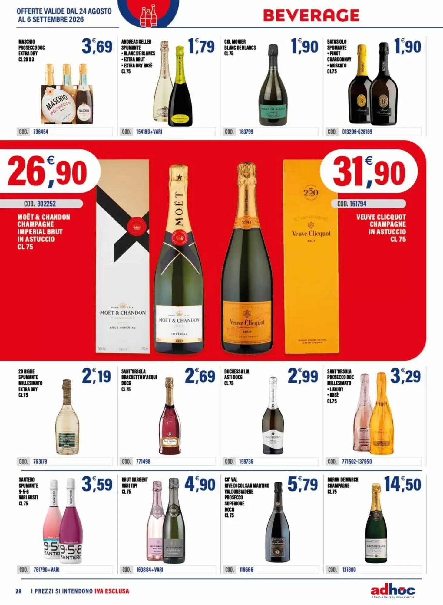Volantino promozionale Adhoc  valide dal 24/08/2026 - Pagina 28.
