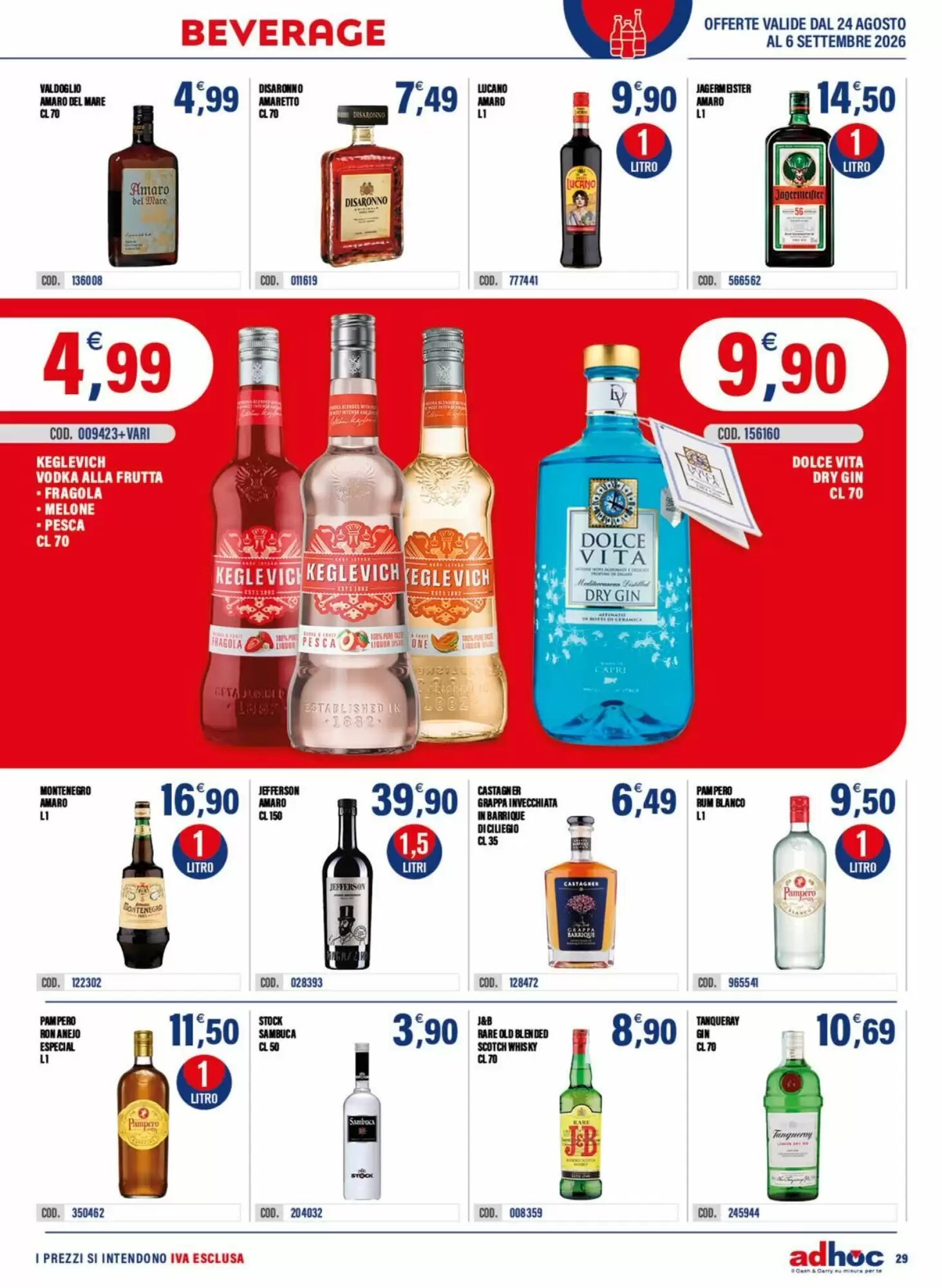 Volantino promozionale Adhoc  valide dal 24/08/2026 - Pagina 29.