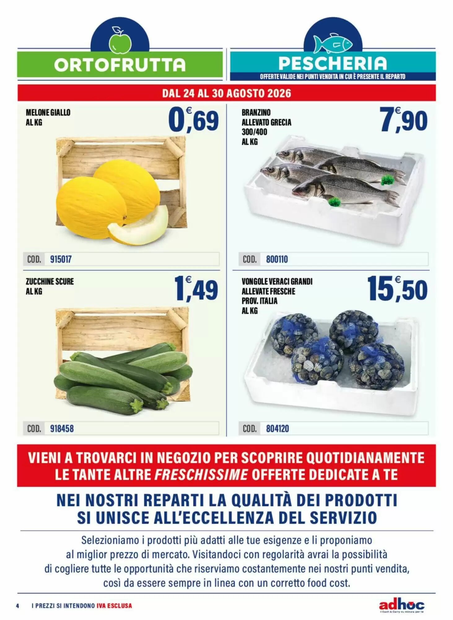 Volantino promozionale Adhoc  valide dal 24/08/2026 - Pagina 4.