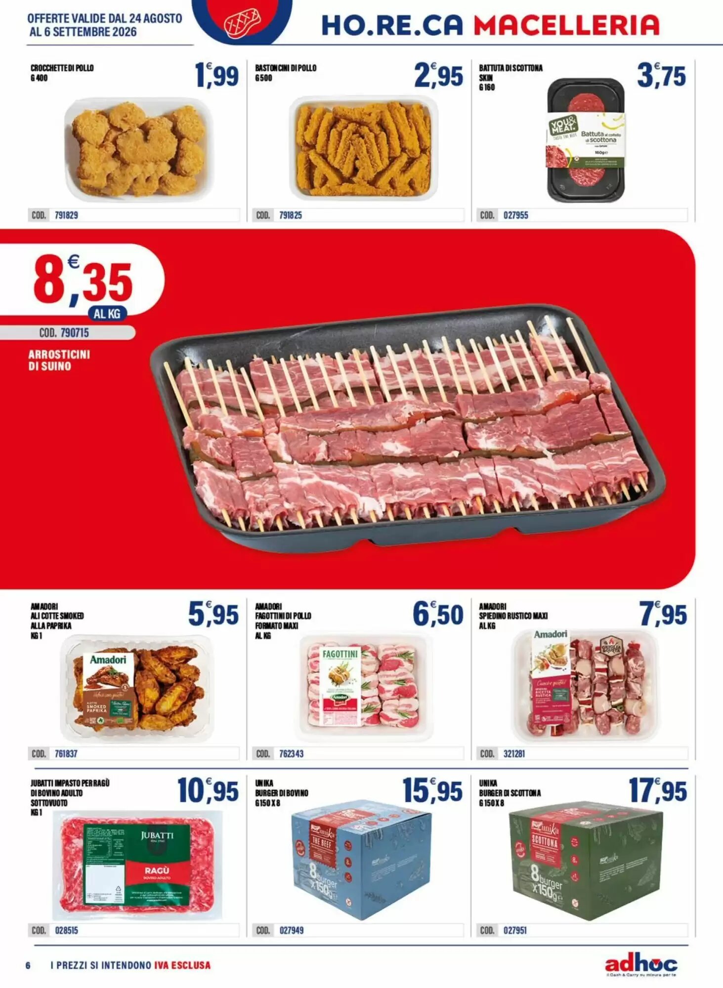 Volantino promozionale Adhoc  valide dal 24/08/2026 - Pagina 6.