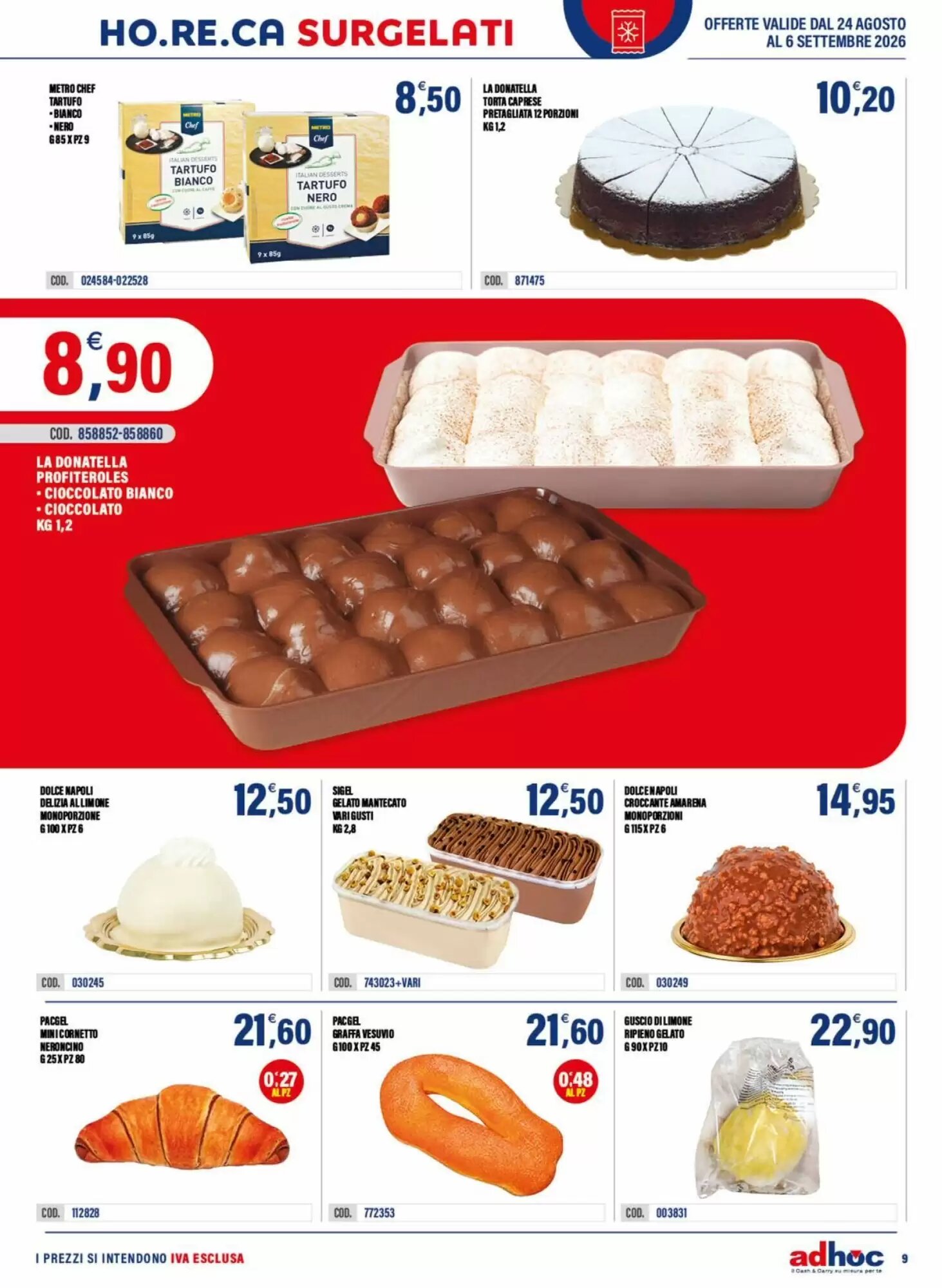 Volantino promozionale Adhoc  valide dal 24/08/2026 - Pagina 9.