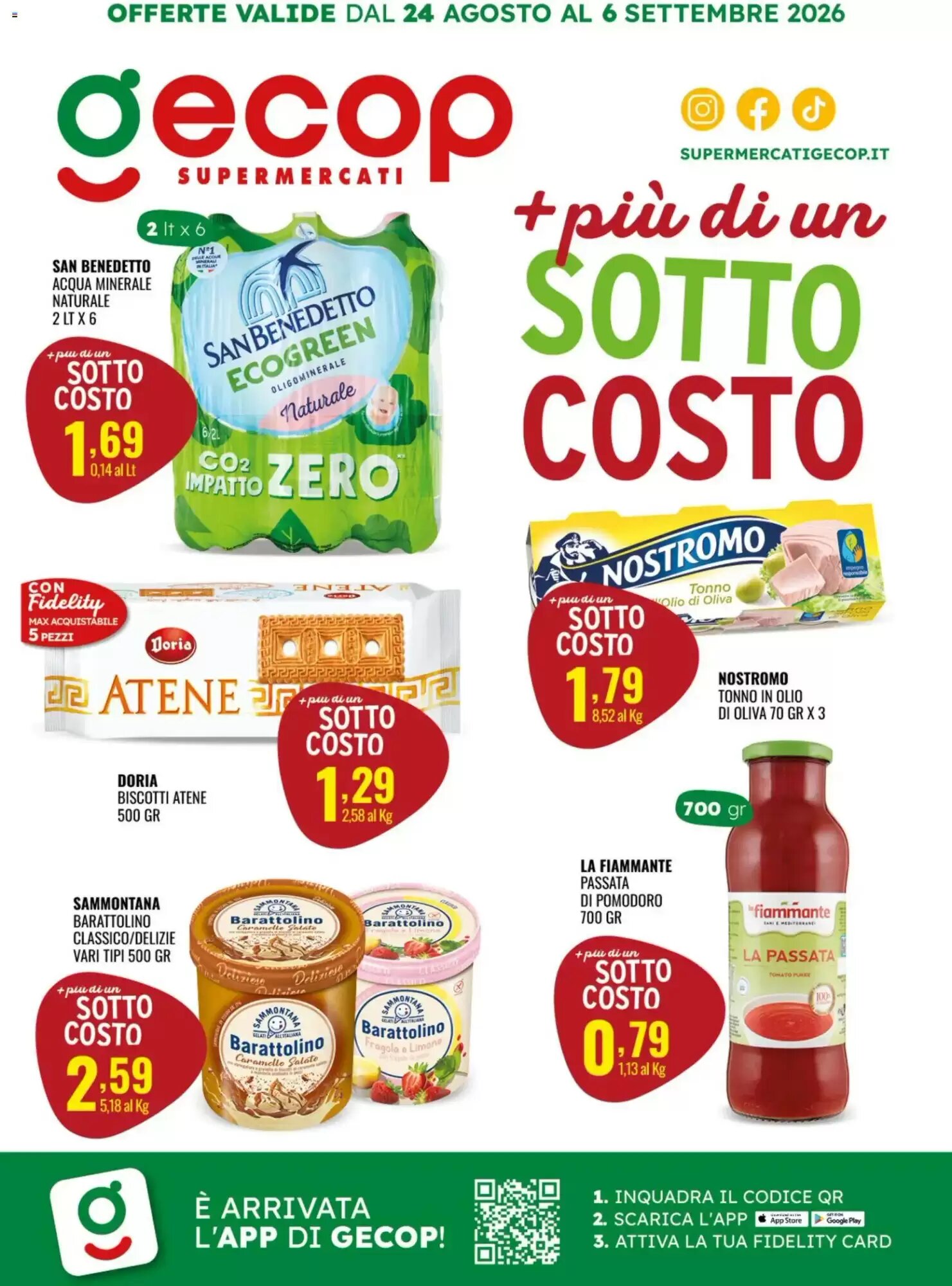 Volantino promozionale Gecop valide dal 24/08/2026 - Pagina 1.