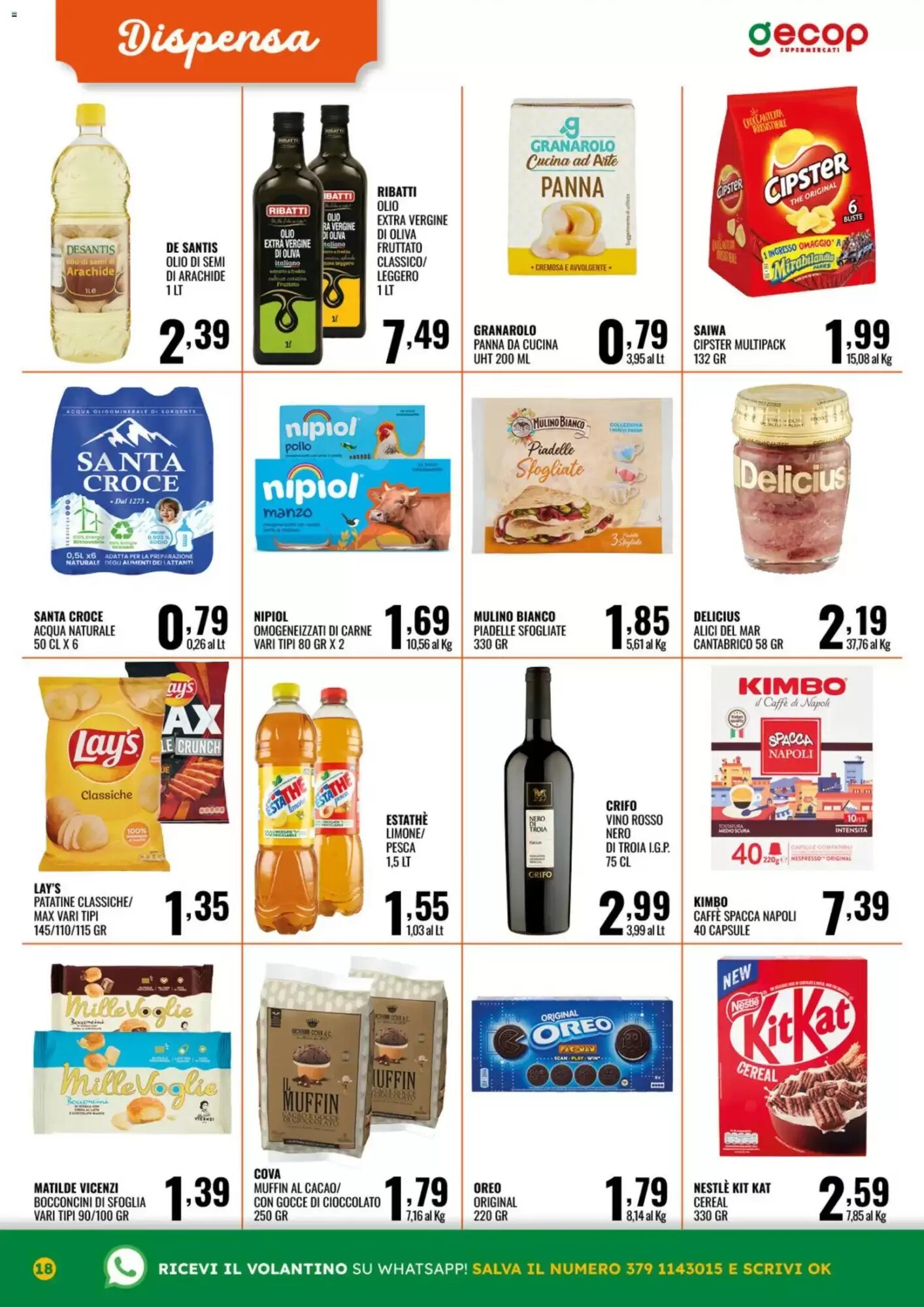 Volantino promozionale Gecop  valide dal 24/08/2026 - Pagina 18.