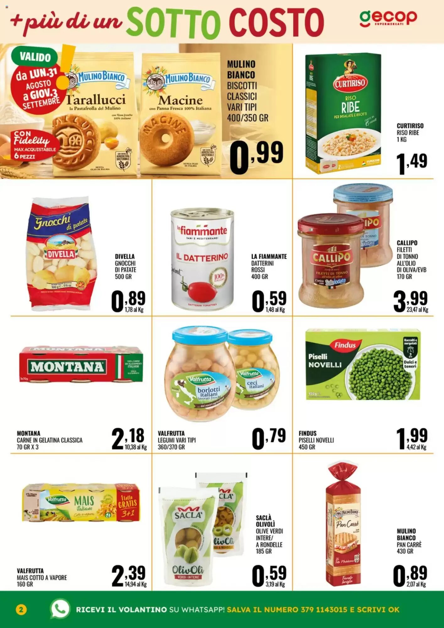 Volantino promozionale Gecop  valide dal 24/08/2026 - Pagina 2.