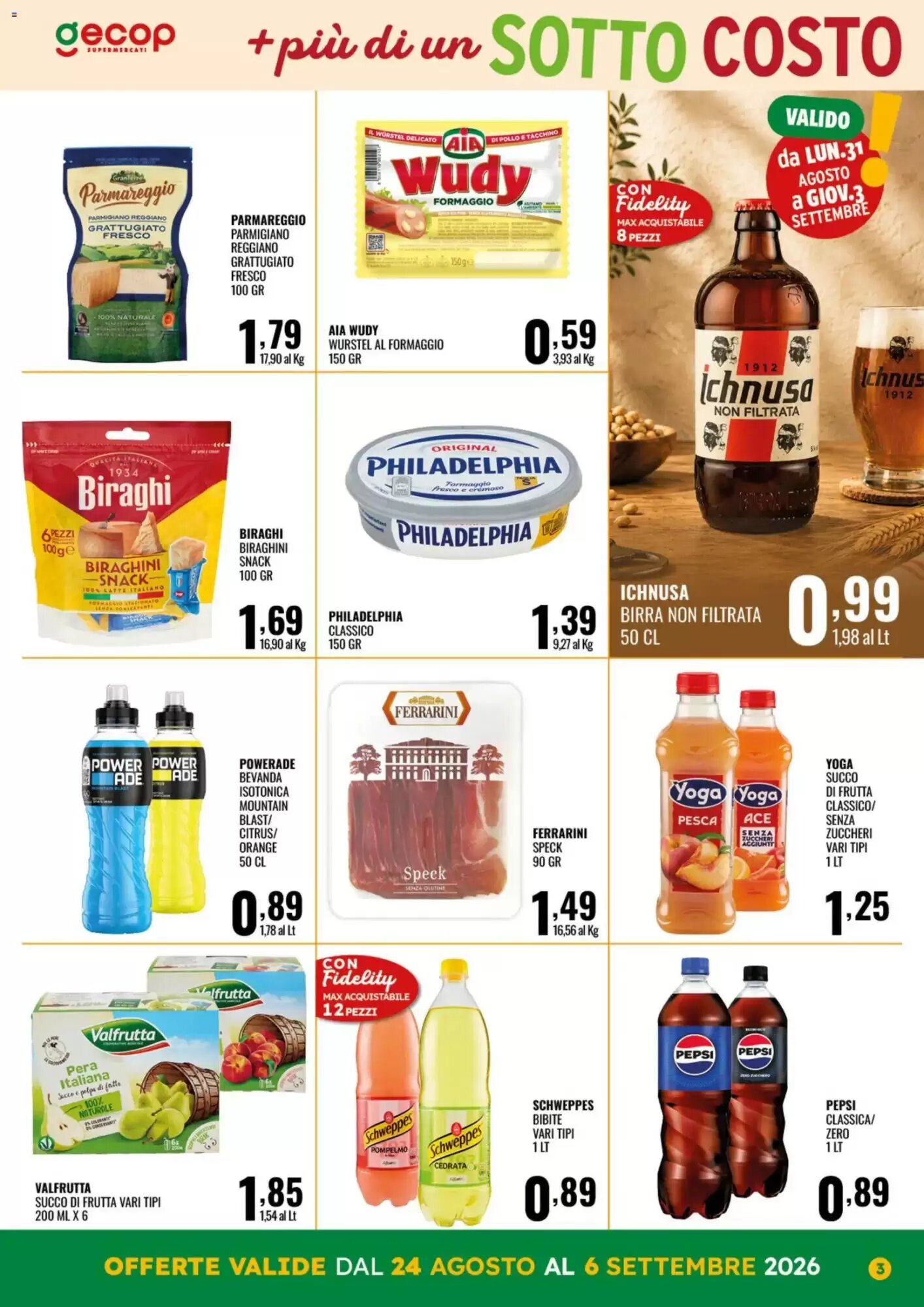 Volantino promozionale Gecop  valide dal 24/08/2026 - Pagina 3.