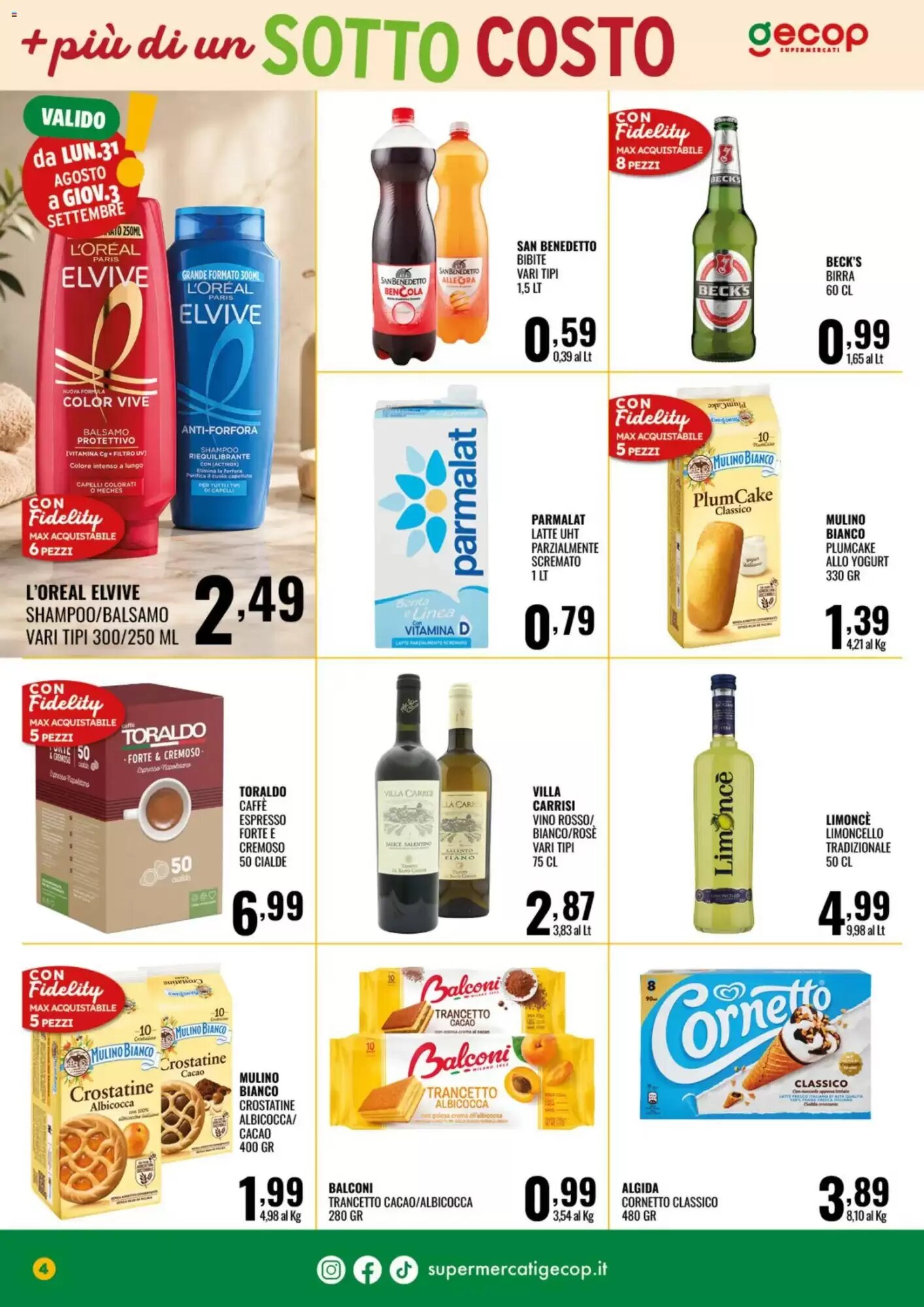Volantino promozionale Gecop  valide dal 24/08/2026 - Pagina 4.