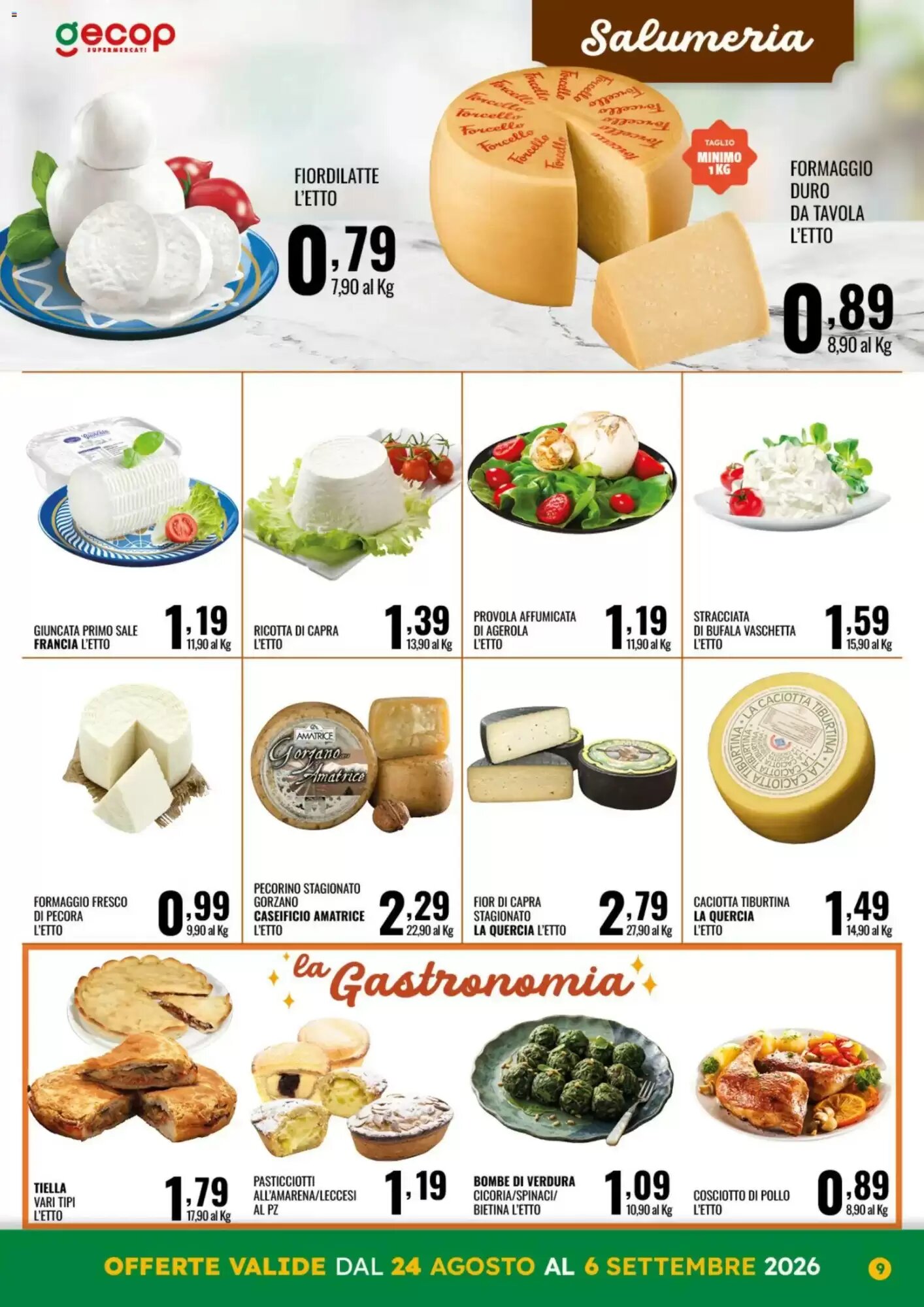 Volantino promozionale Gecop  valide dal 24/08/2026 - Pagina 9.