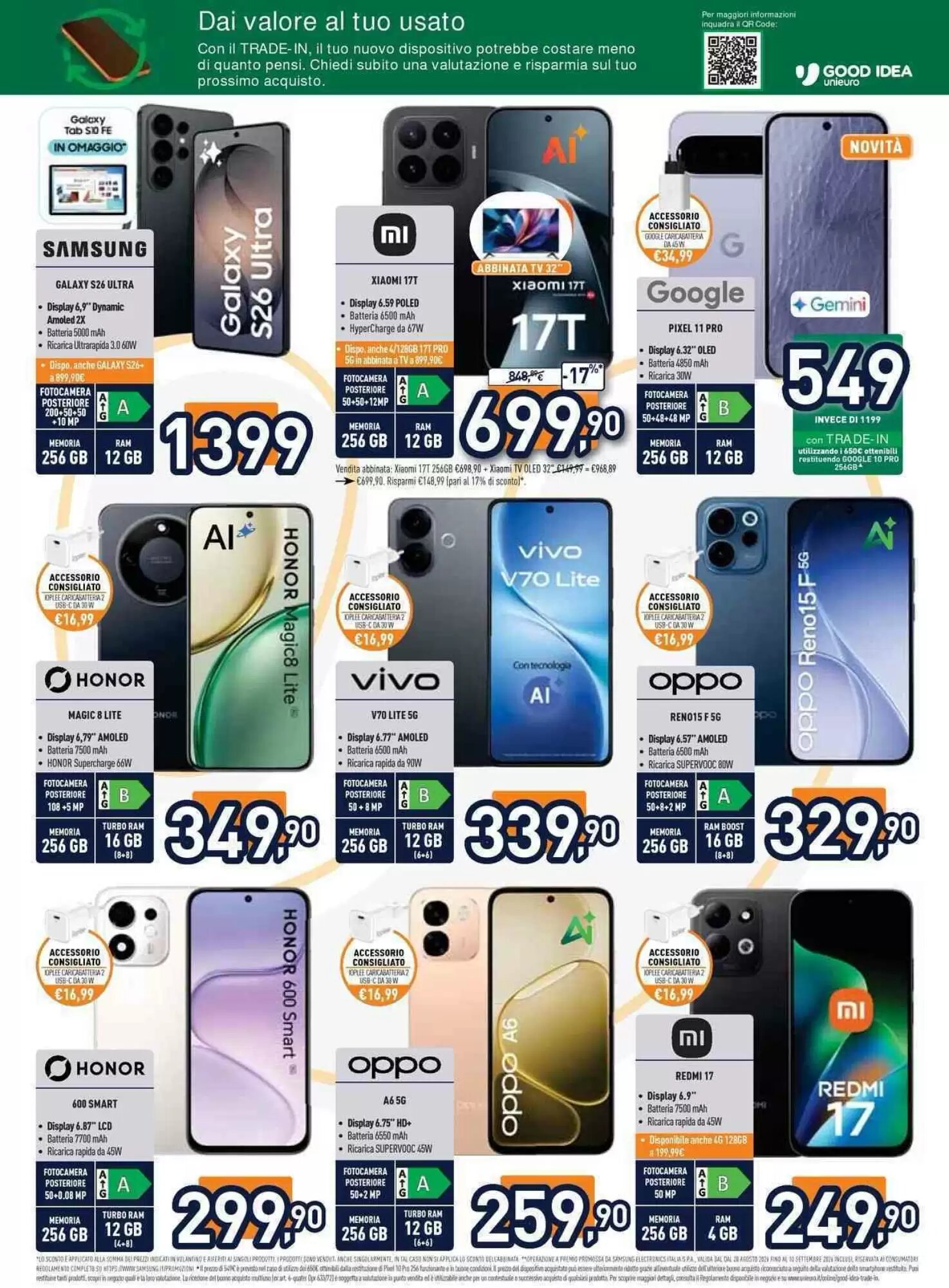 Volantino promozionale Unieuro  valide dal 24/08/2026 - Pagina 12.