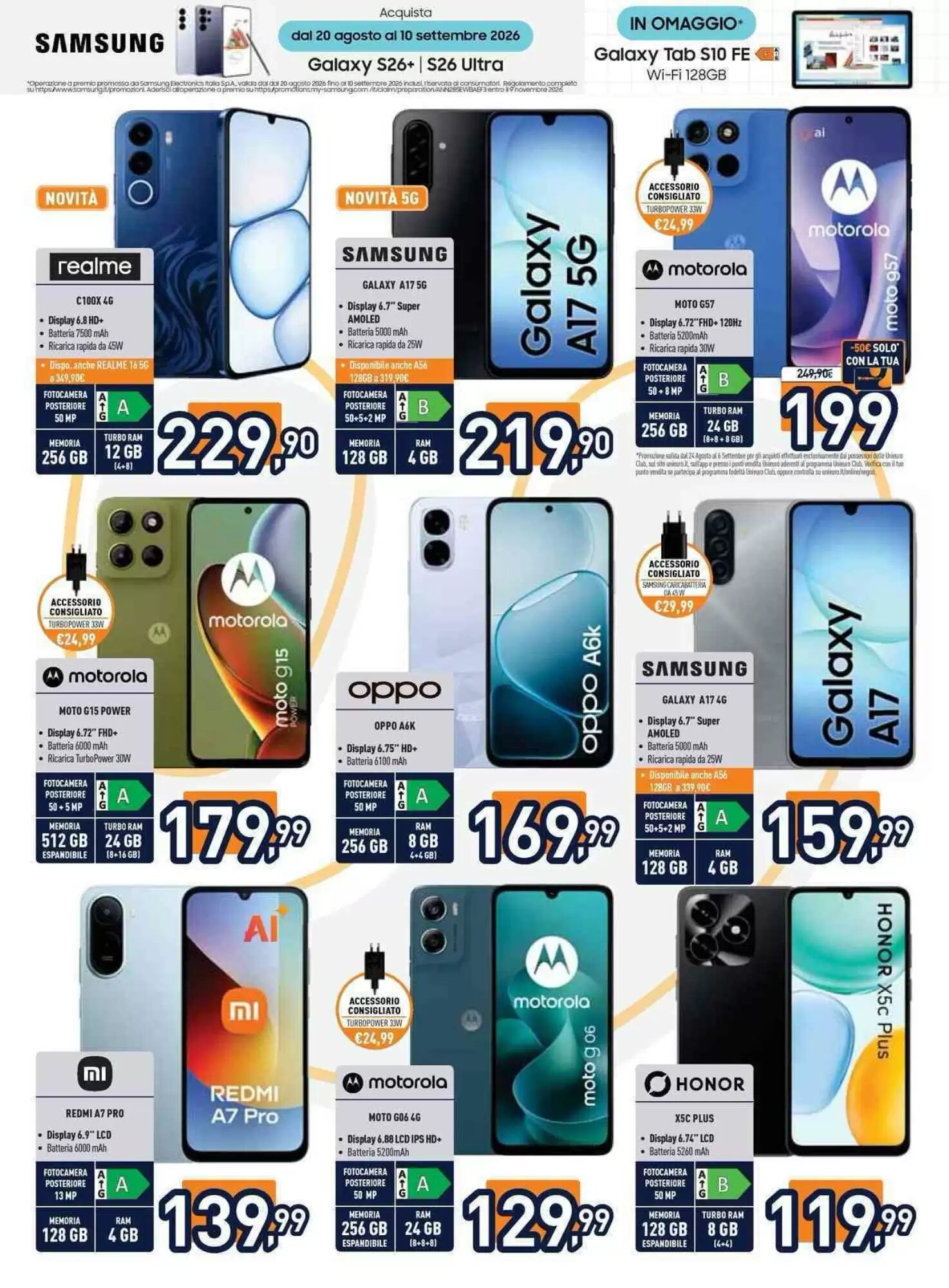 Volantino promozionale Unieuro  valide dal 24/08/2026 - Pagina 13.