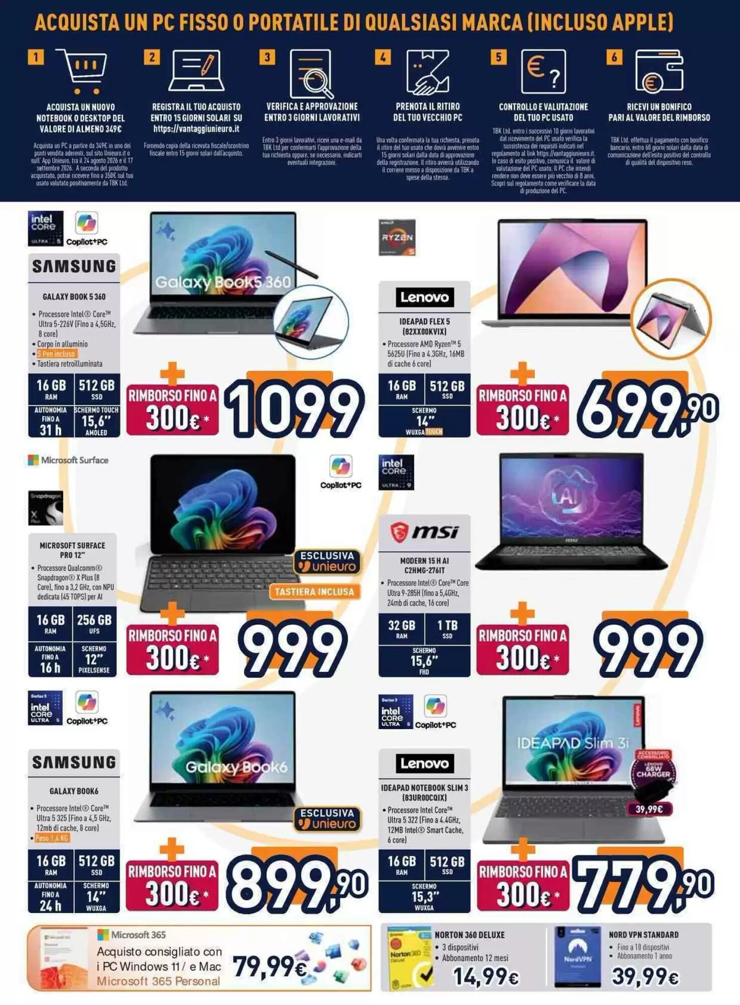 Volantino promozionale Unieuro  valide dal 24/08/2026 - Pagina 2.