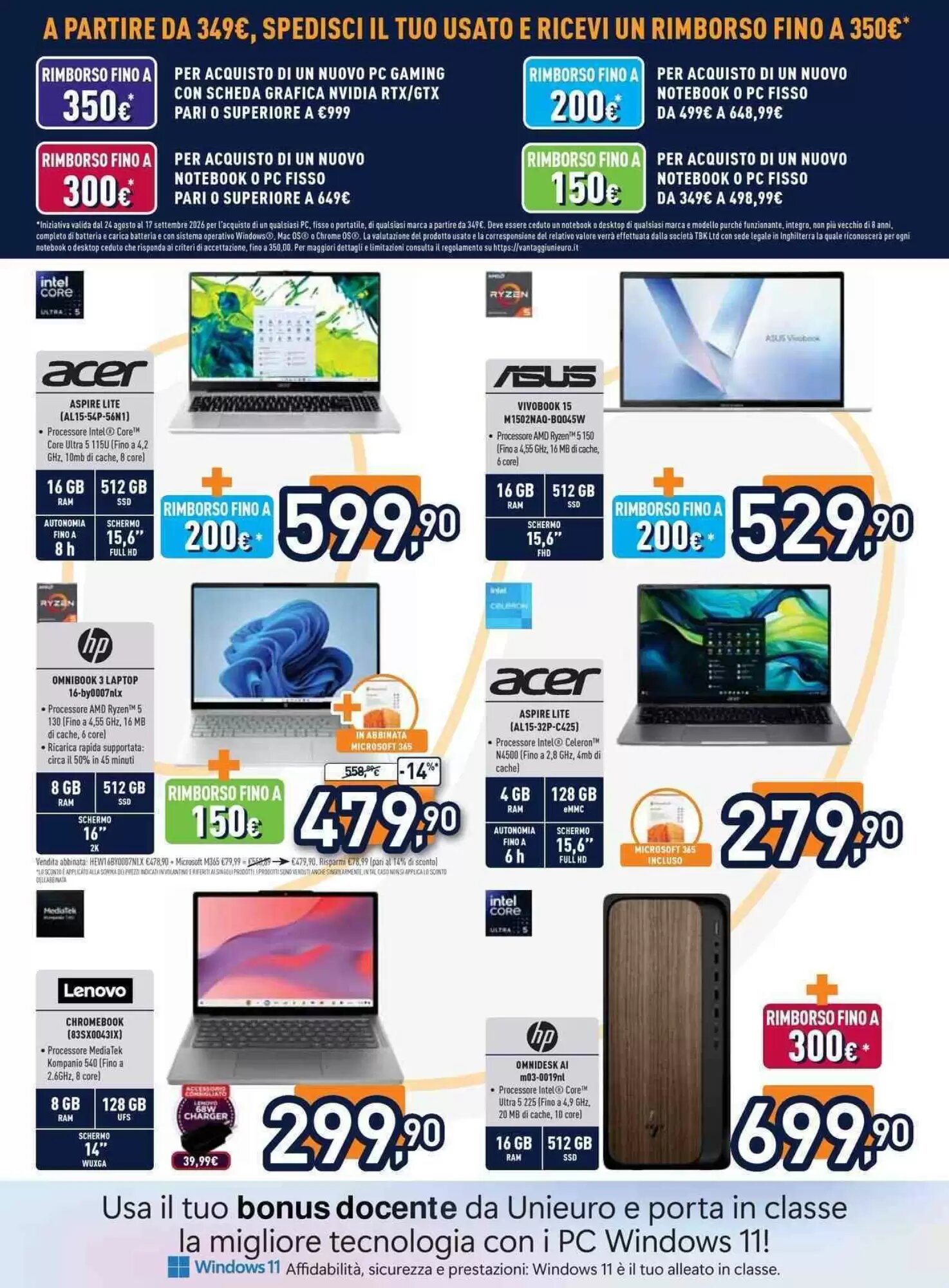 Volantino promozionale Unieuro  valide dal 24/08/2026 - Pagina 3.