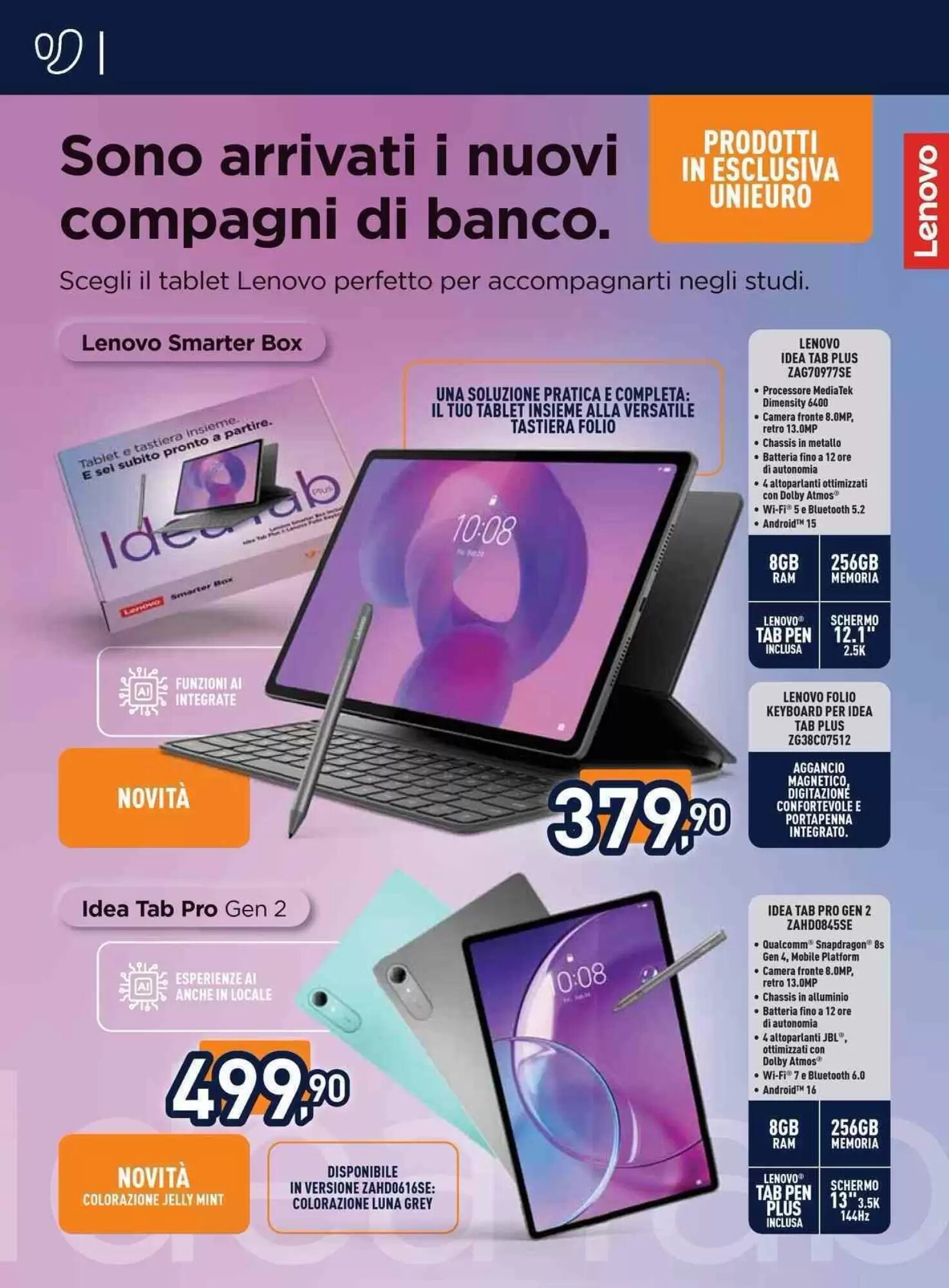 Volantino promozionale Unieuro  valide dal 24/08/2026 - Pagina 34.