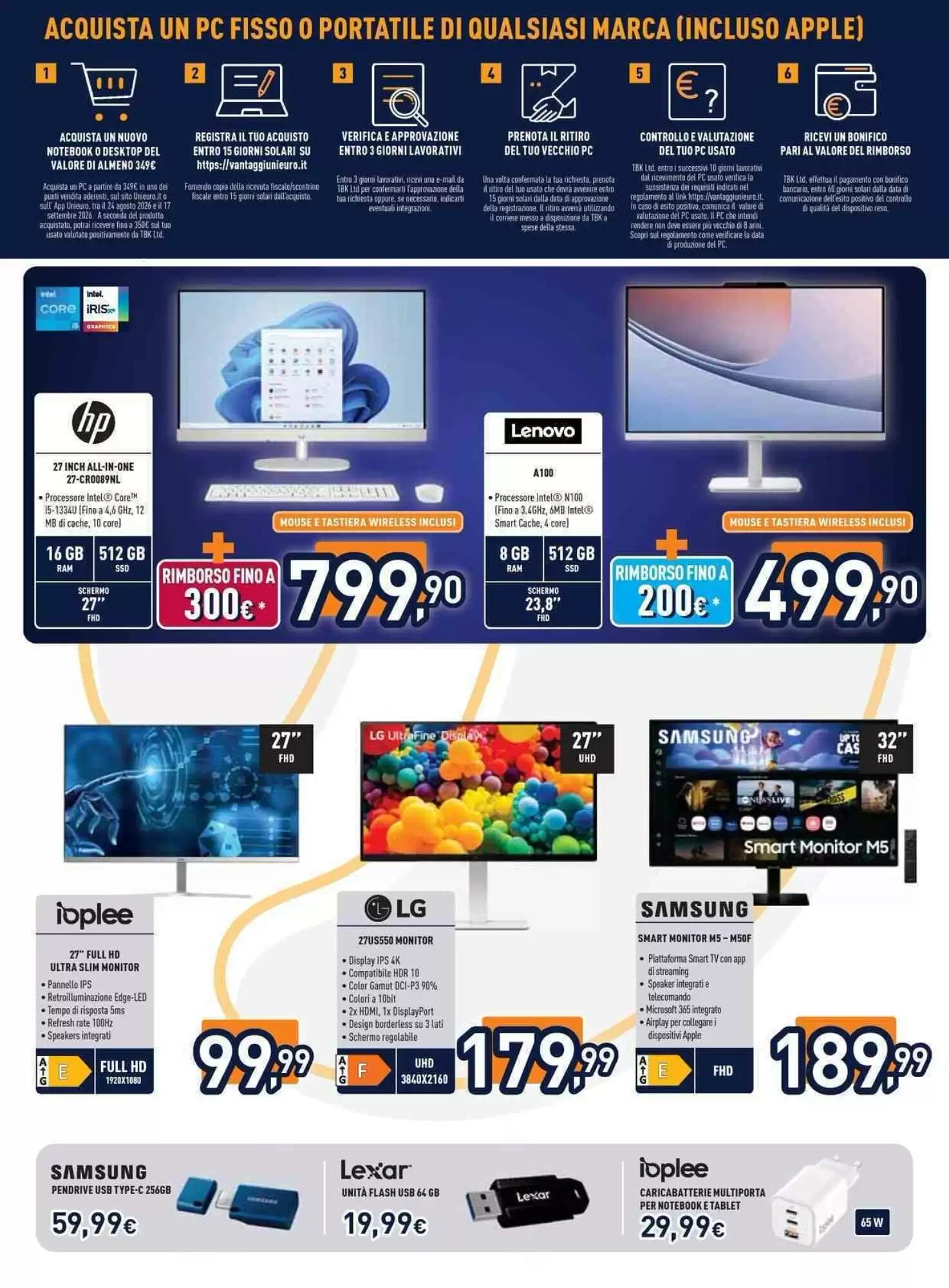 Volantino promozionale Unieuro  valide dal 24/08/2026 - Pagina 6.