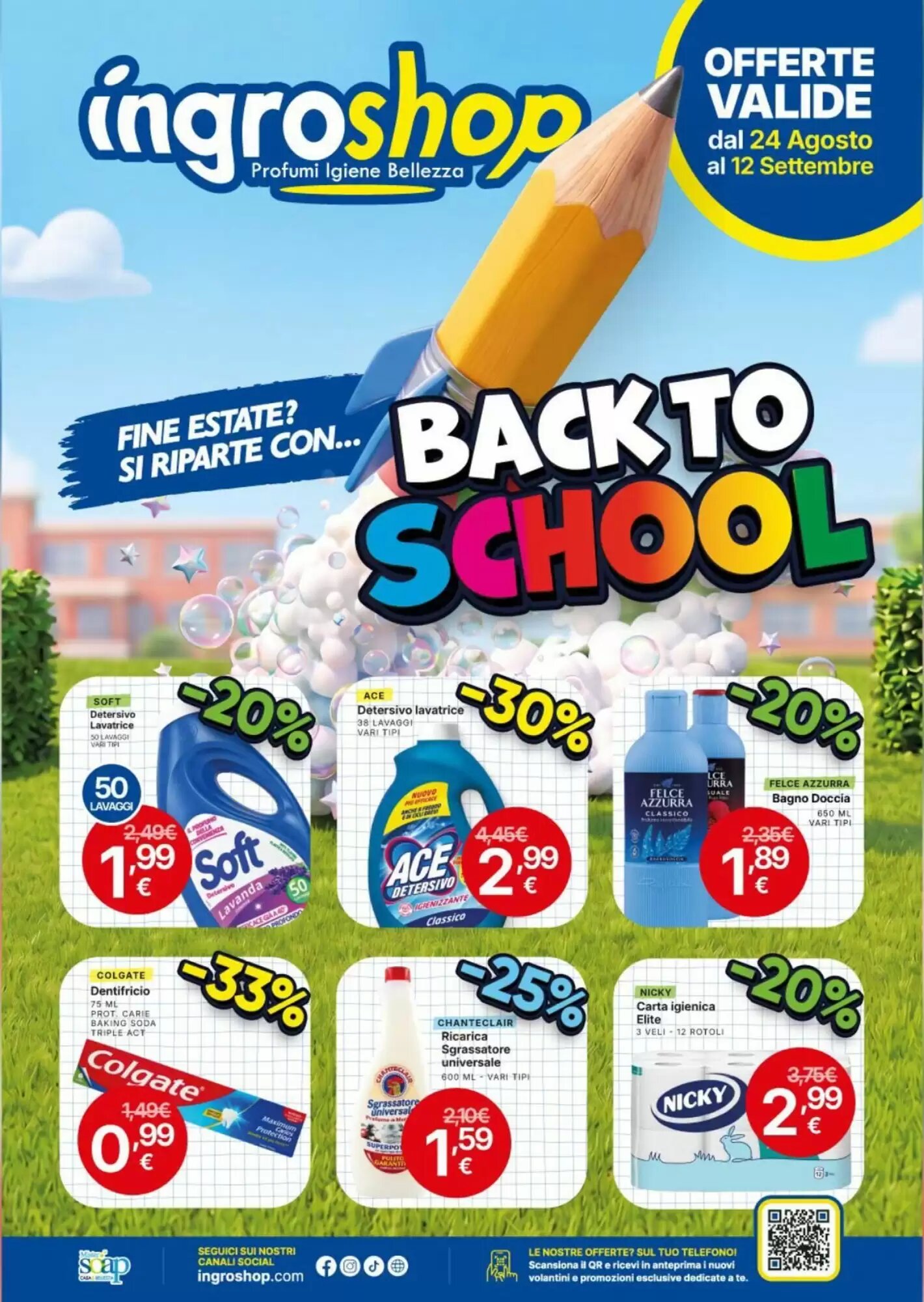 Volantino promozionale Ingroshop valide dal 24/08/2026 - Pagina 1.