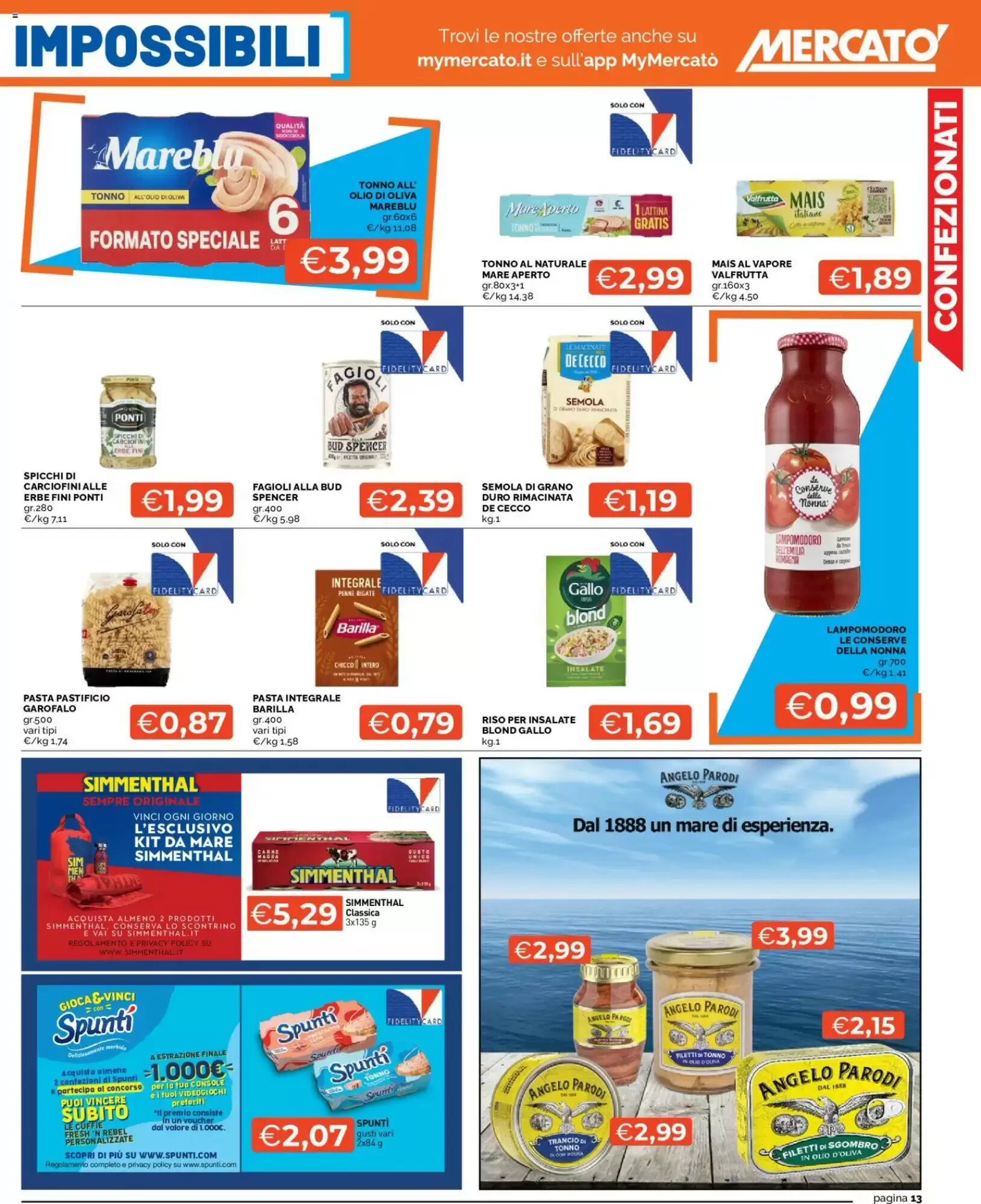 Volantino promozionale Mercatò  valide dal 24/08/2026 - Pagina 13.