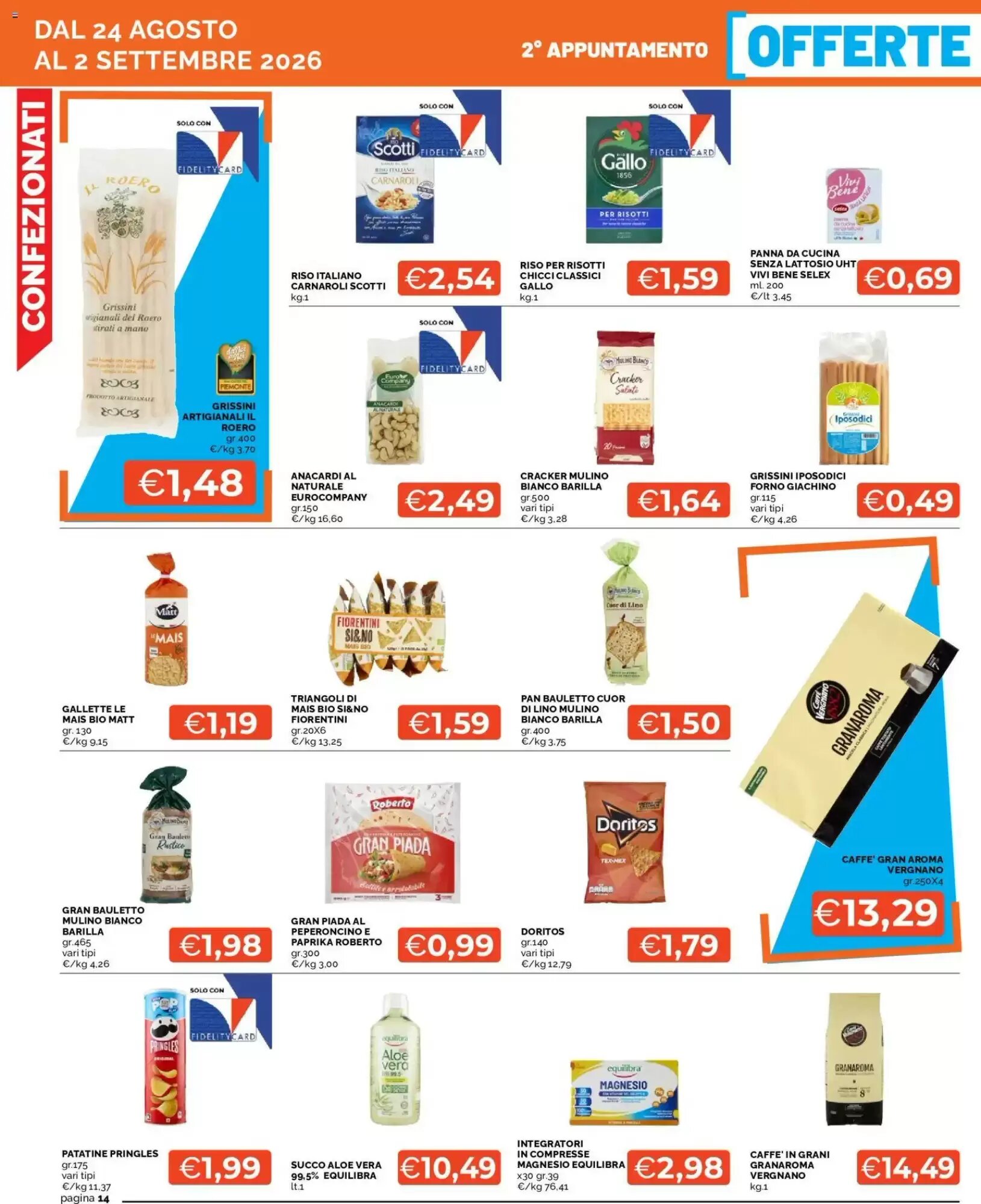 Volantino promozionale Mercatò  valide dal 24/08/2026 - Pagina 14.