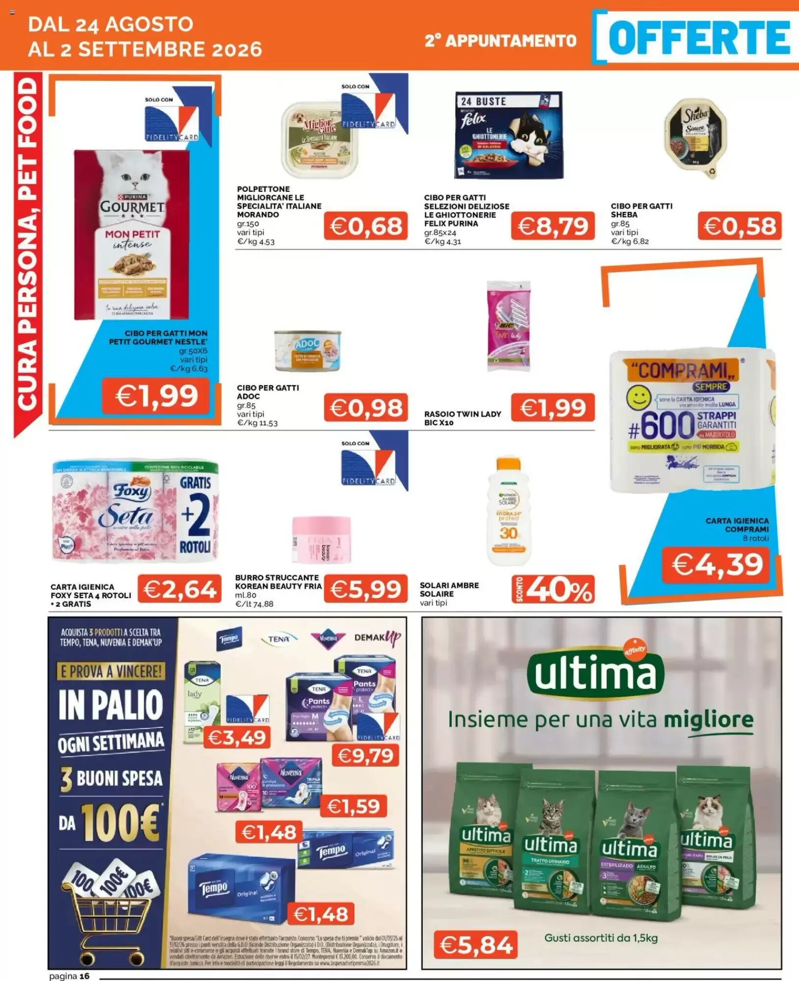 Volantino promozionale Mercatò  valide dal 24/08/2026 - Pagina 16.