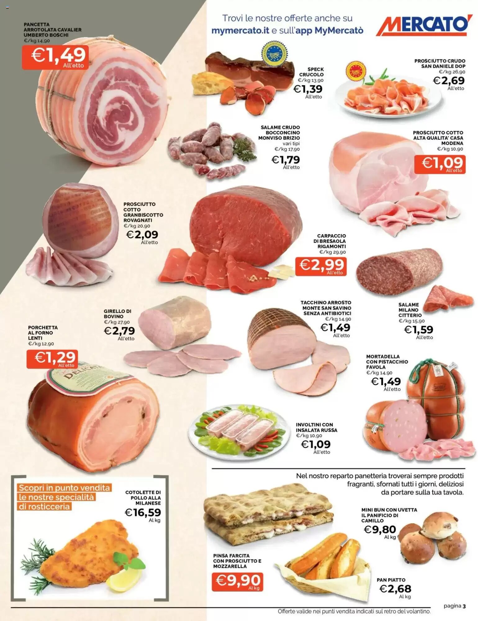 Volantino promozionale Mercatò  valide dal 24/08/2026 - Pagina 3.