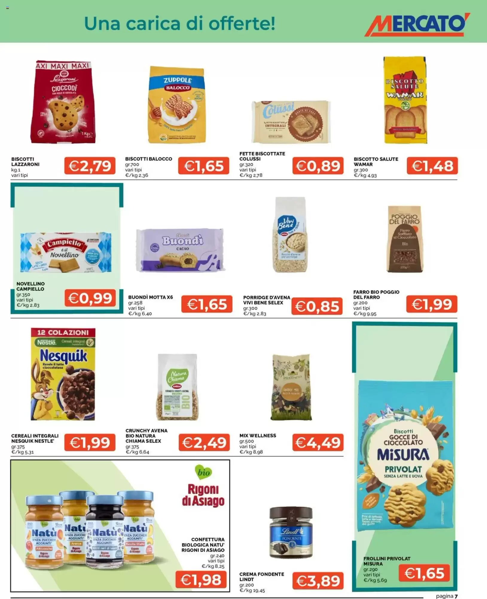 Volantino promozionale Mercatò  valide dal 24/08/2026 - Pagina 7.