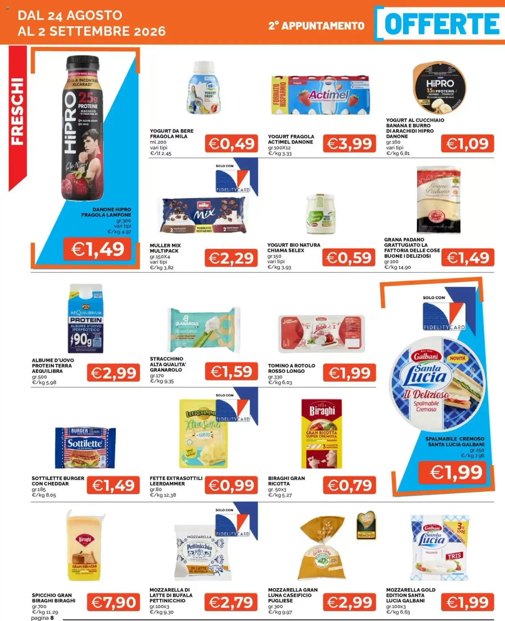 Volantino promozionale Mercatò  valide dal 24/08/2026 - Pagina 8.