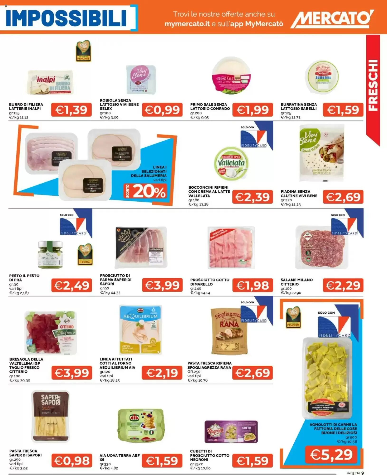 Volantino promozionale Mercatò  valide dal 24/08/2026 - Pagina 9.