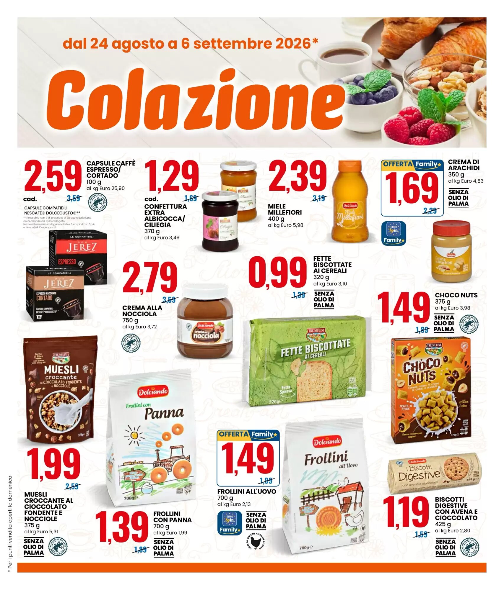 Volantino promozionale Eurospin  valide dal 24/08/2026 - Pagina 3.