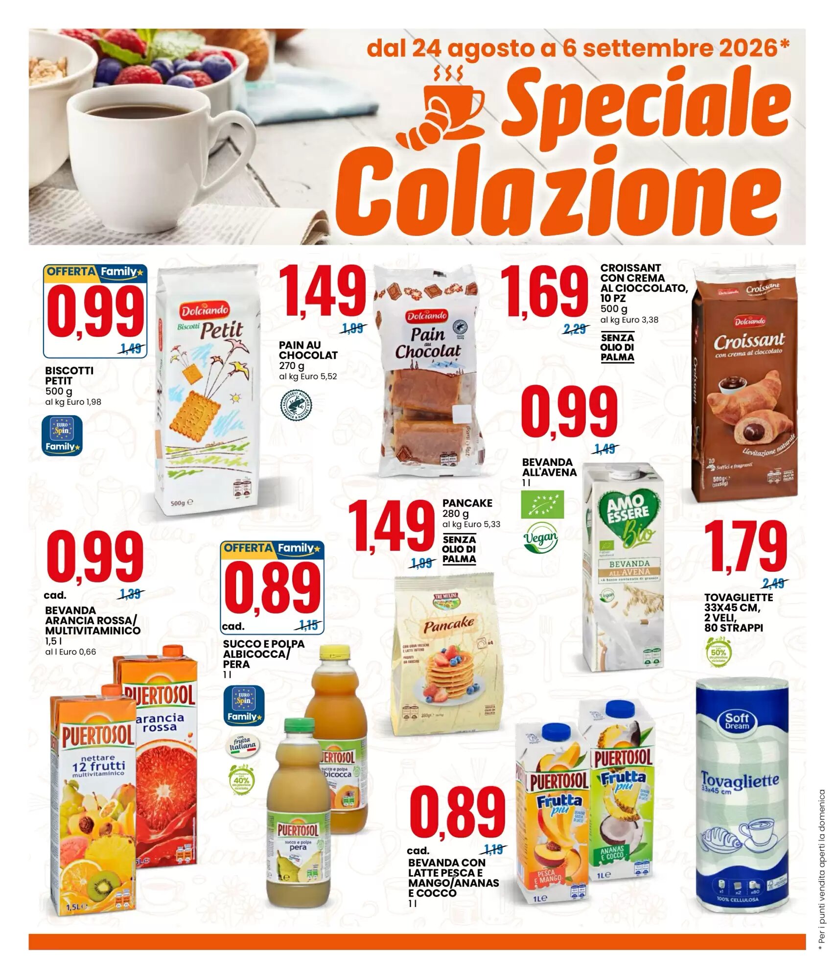 Volantino promozionale Eurospin  valide dal 24/08/2026 - Pagina 4.