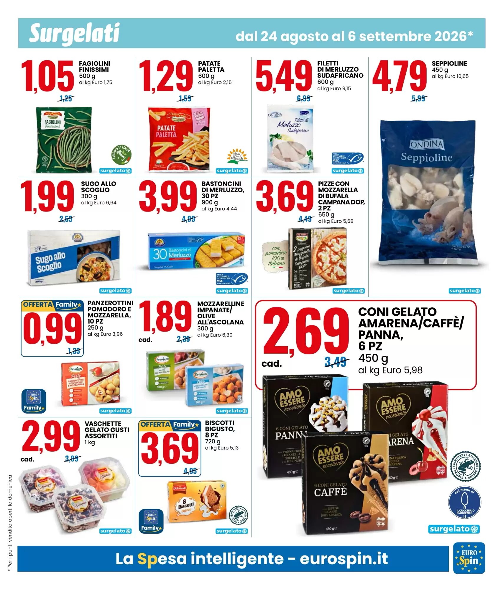 Volantino promozionale Eurospin  valide dal 24/08/2026 - Pagina 9.