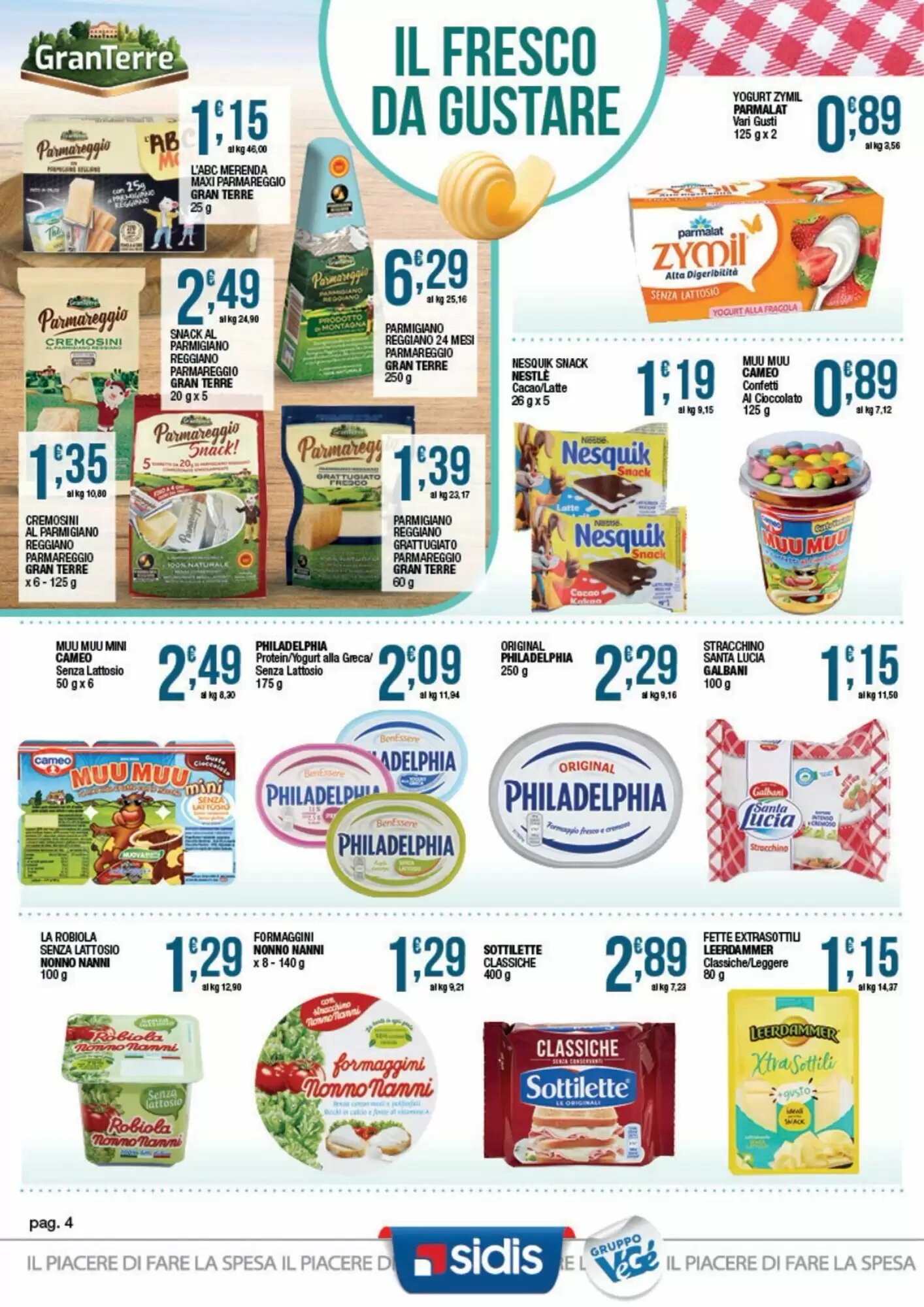 Volantino promozionale Sidis  valide dal 24/08/2026 - Pagina 4.