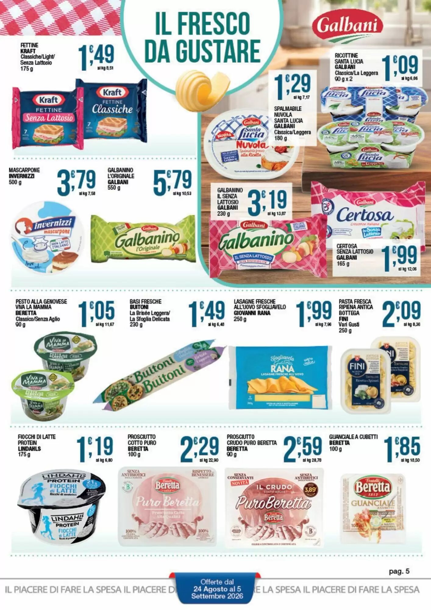 Volantino promozionale Sidis  valide dal 24/08/2026 - Pagina 5.