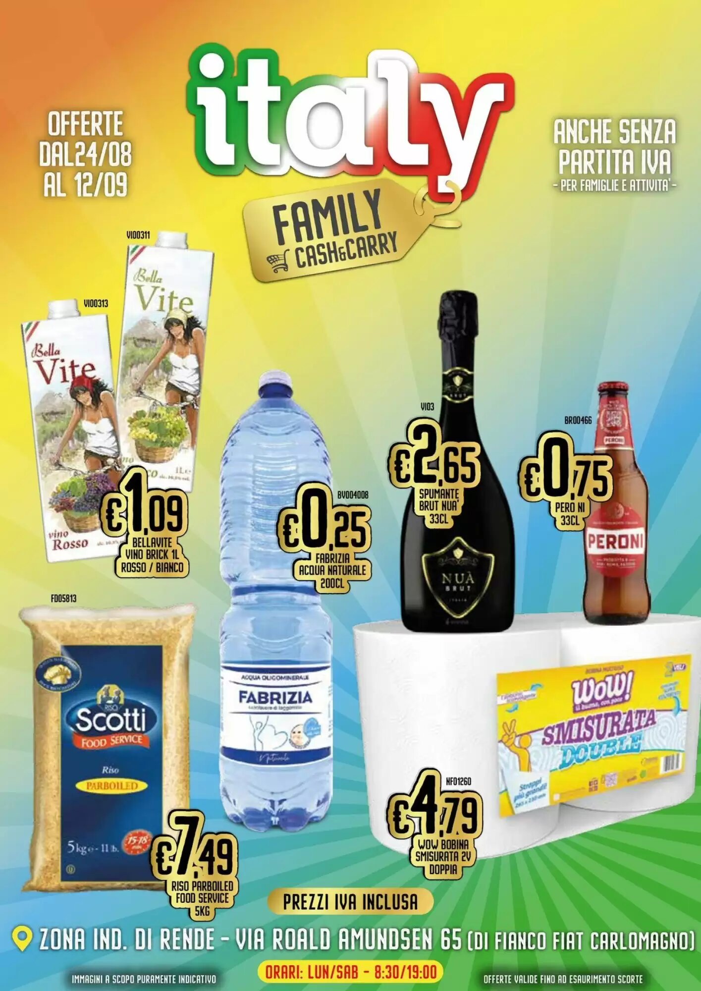 Volantino promozionale Italy Cash and Carry valide dal 24/08/2026 - Pagina 1.