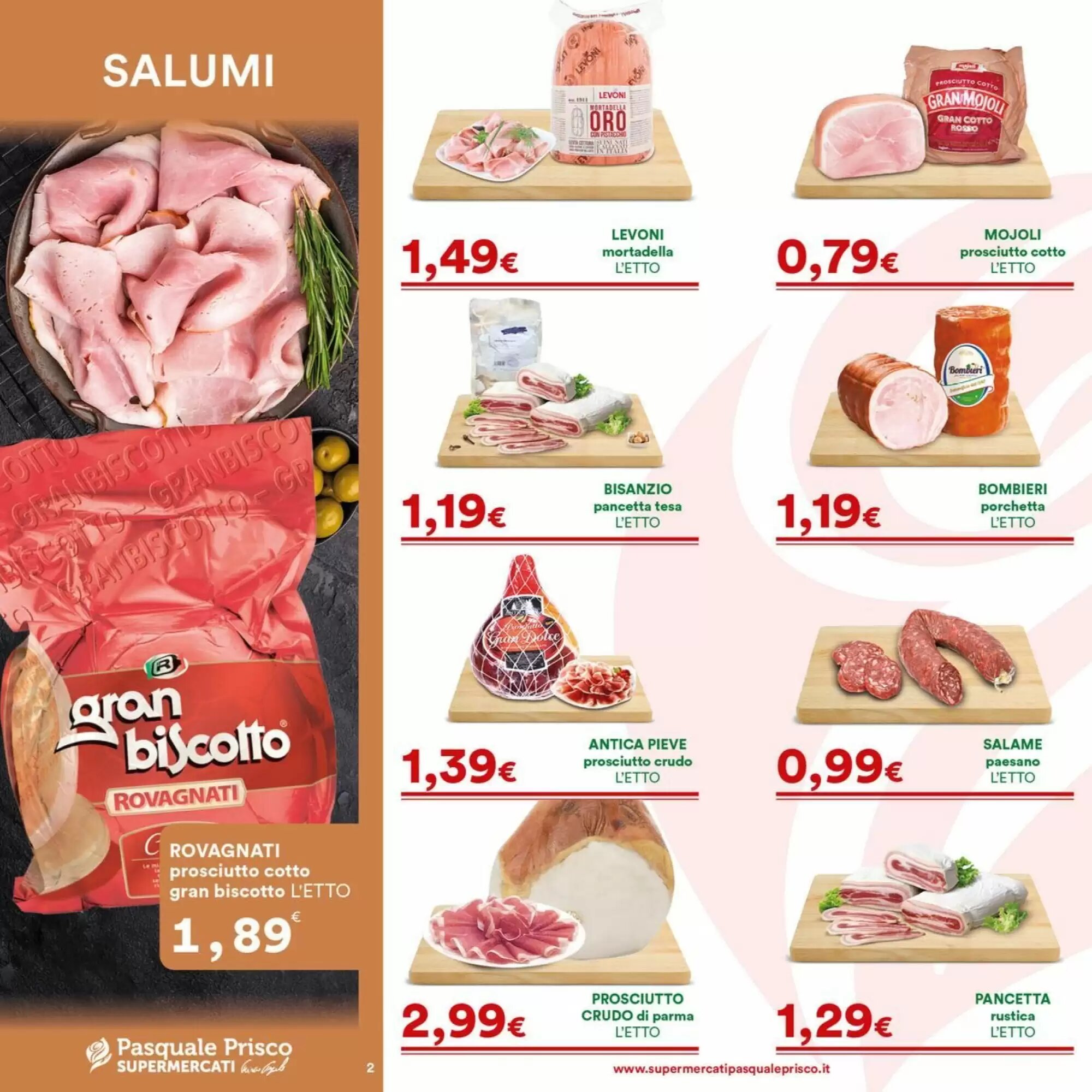 Volantino promozionale Supermercati Pasquale Prisco  valide dal 24/08/2026 - Pagina 2.
