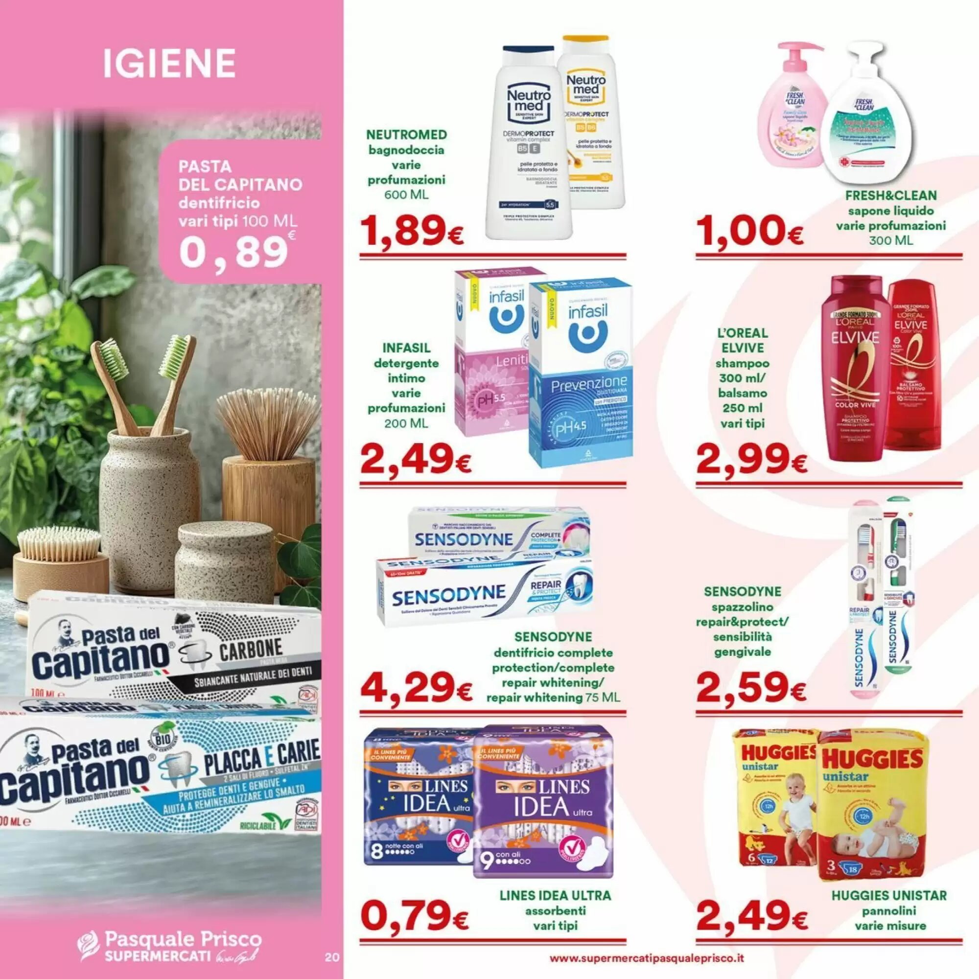 Volantino promozionale Supermercati Pasquale Prisco  valide dal 24/08/2026 - Pagina 20.