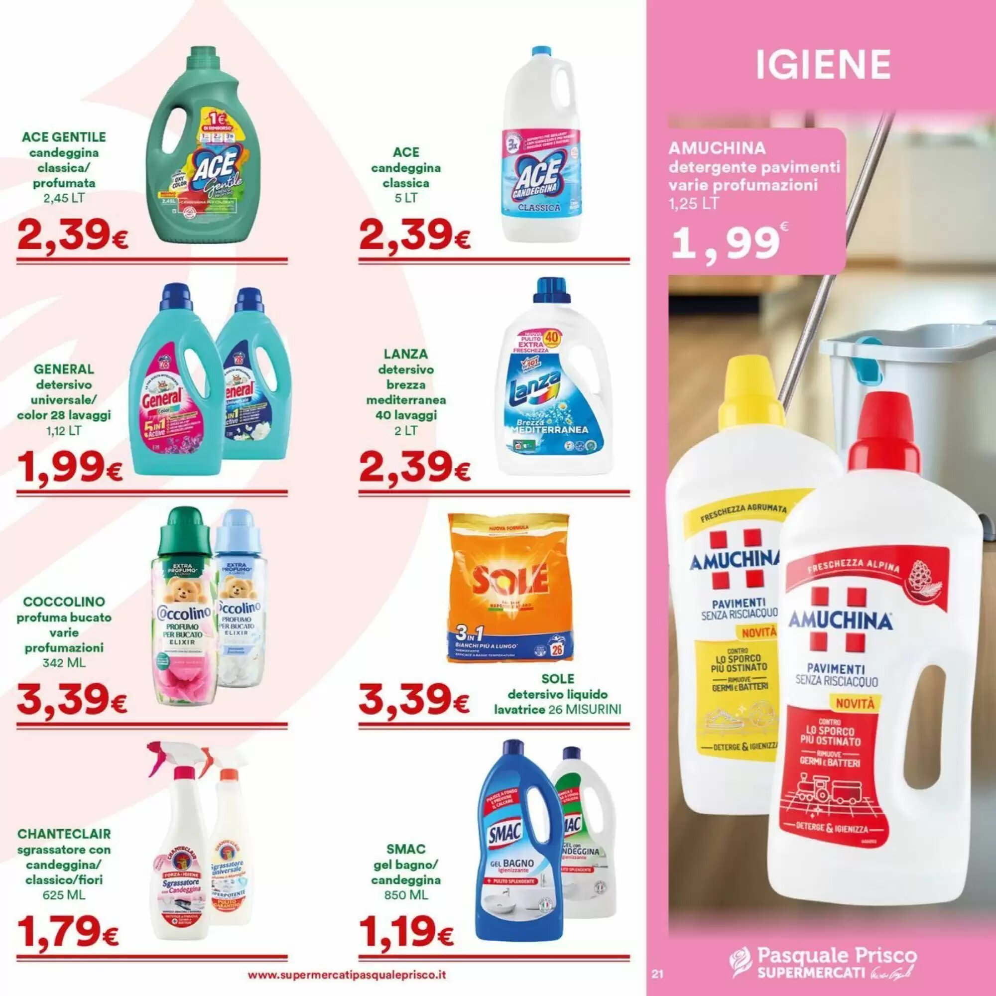 Volantino promozionale Supermercati Pasquale Prisco  valide dal 24/08/2026 - Pagina 21.