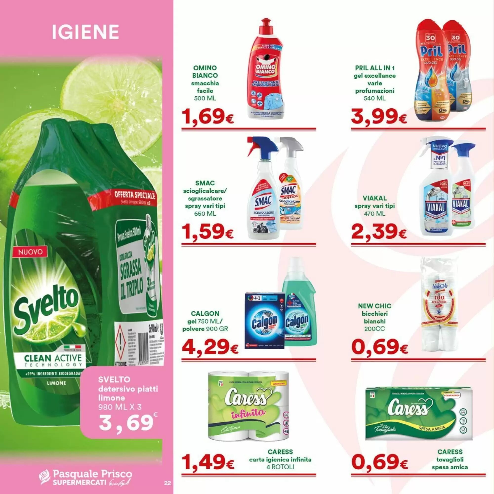 Volantino promozionale Supermercati Pasquale Prisco  valide dal 24/08/2026 - Pagina 22.
