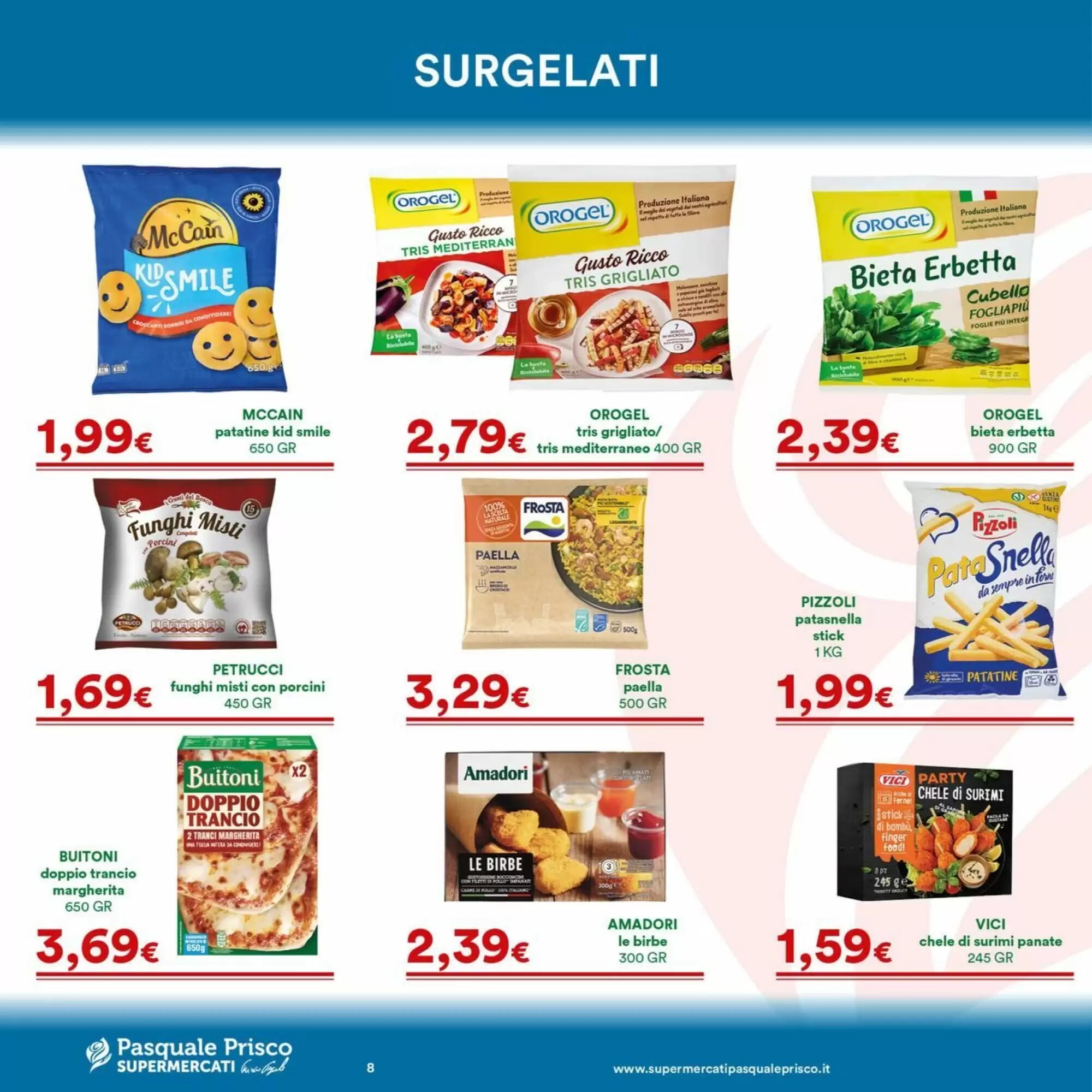 Volantino promozionale Supermercati Pasquale Prisco  valide dal 24/08/2026 - Pagina 8.
