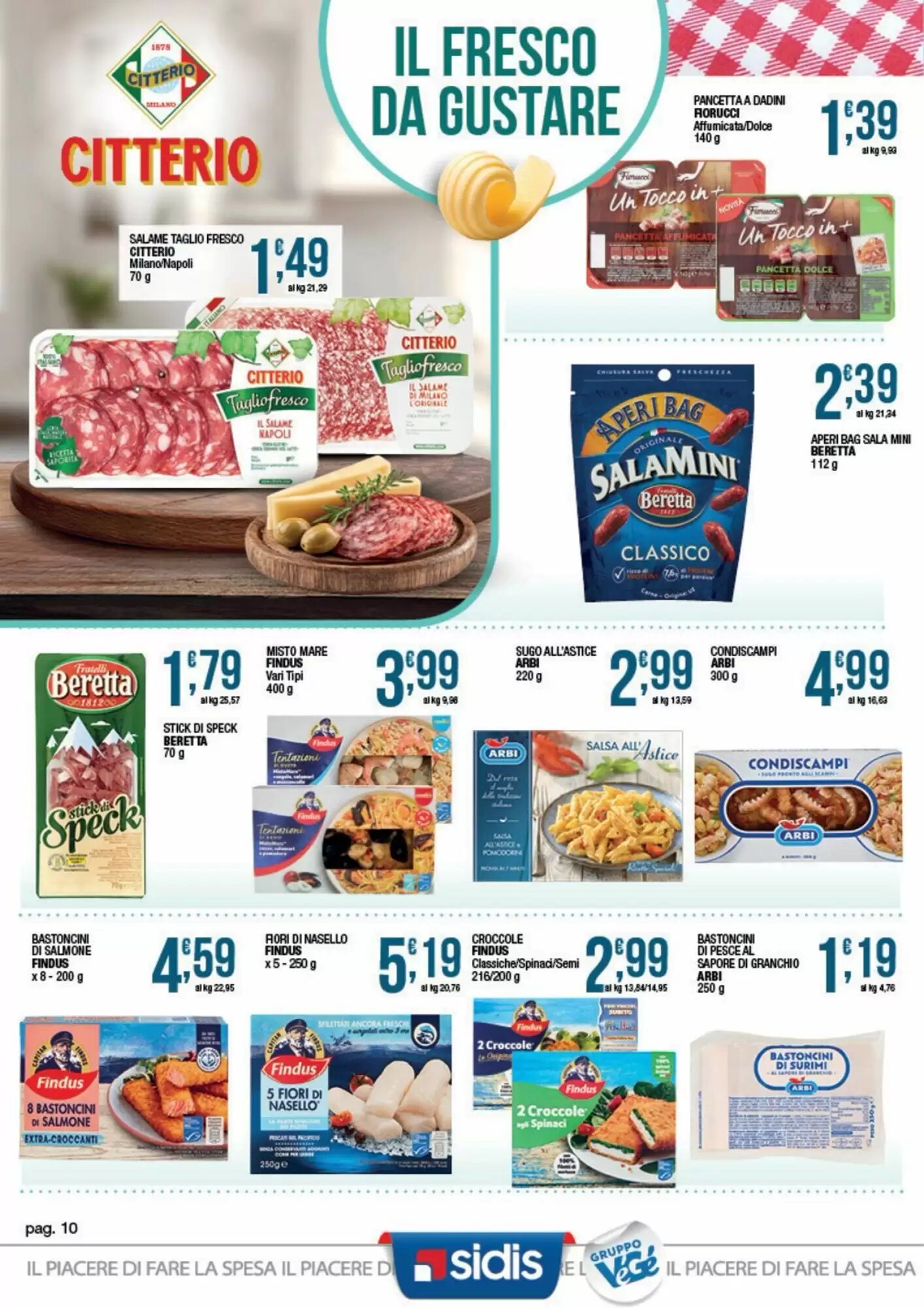 Volantino promozionale Sidis  valide dal 24/08/2026 - Pagina 10.