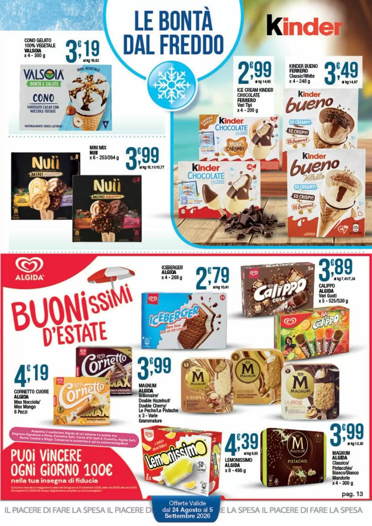Volantino promozionale Sidis  valide dal 24/08/2026 - Pagina 13.