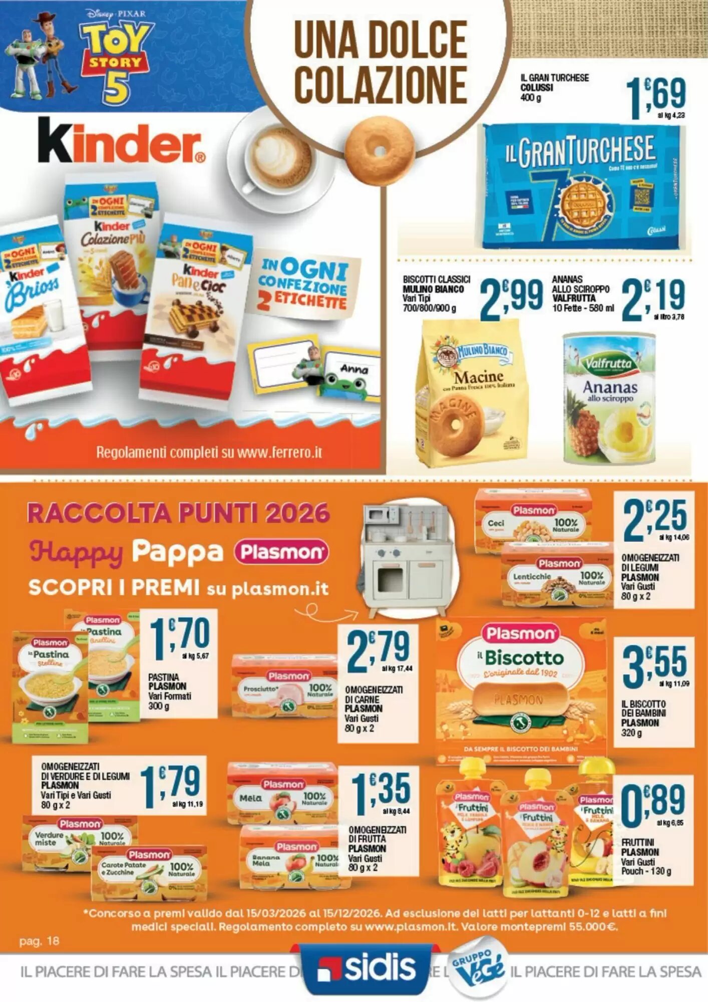 Volantino promozionale Sidis  valide dal 24/08/2026 - Pagina 18.