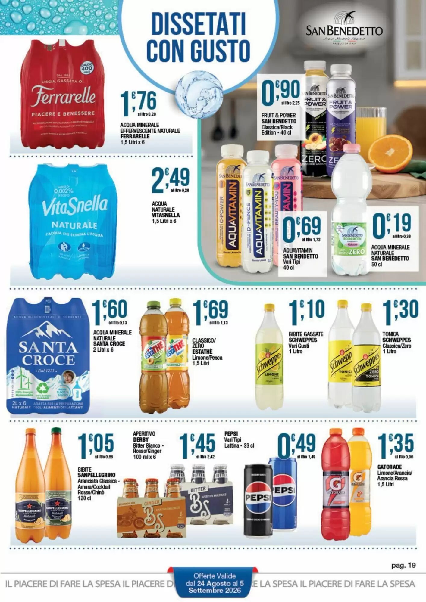 Volantino promozionale Sidis  valide dal 24/08/2026 - Pagina 19.