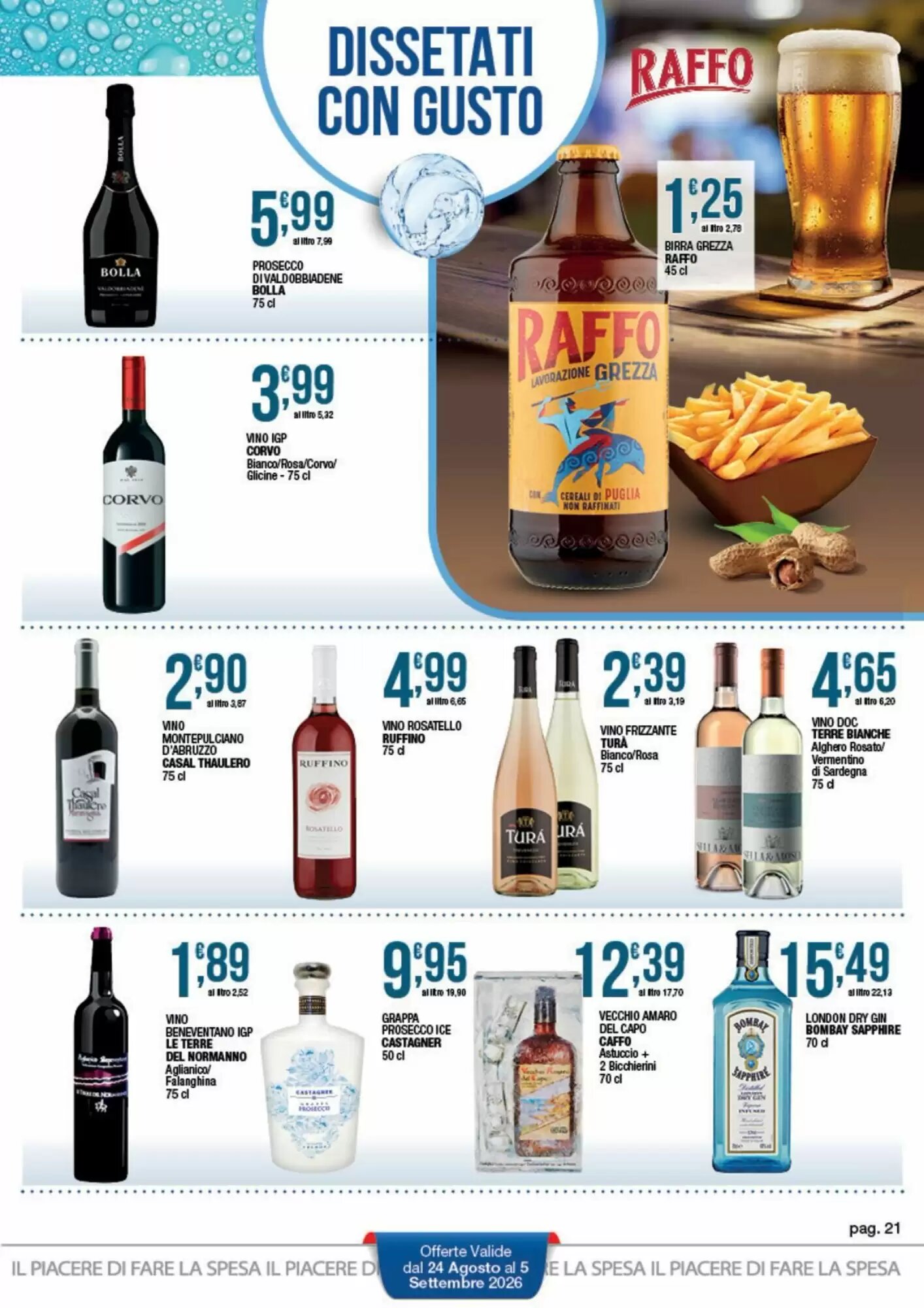 Volantino promozionale Sidis  valide dal 24/08/2026 - Pagina 21.