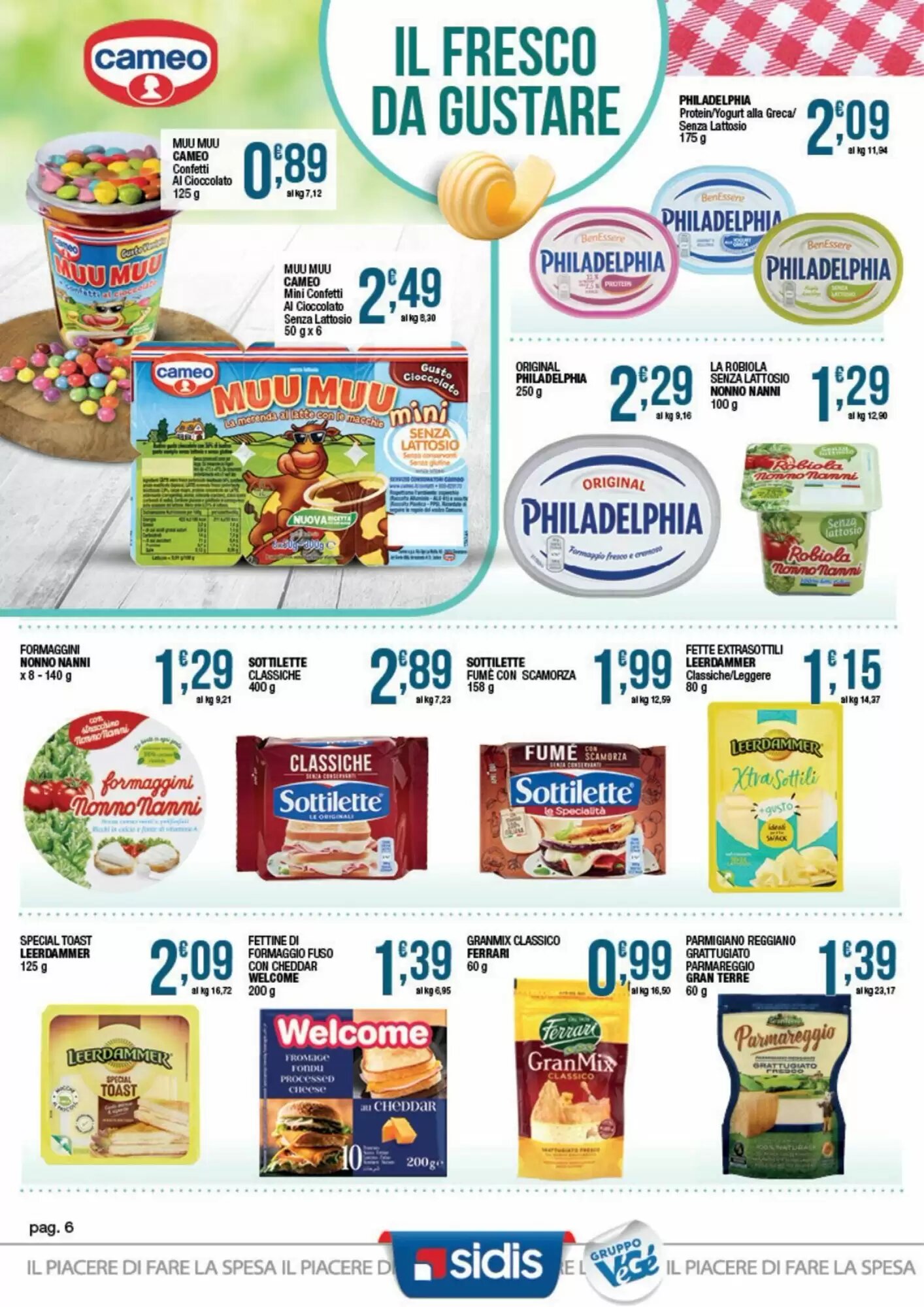 Volantino promozionale Sidis  valide dal 24/08/2026 - Pagina 6.