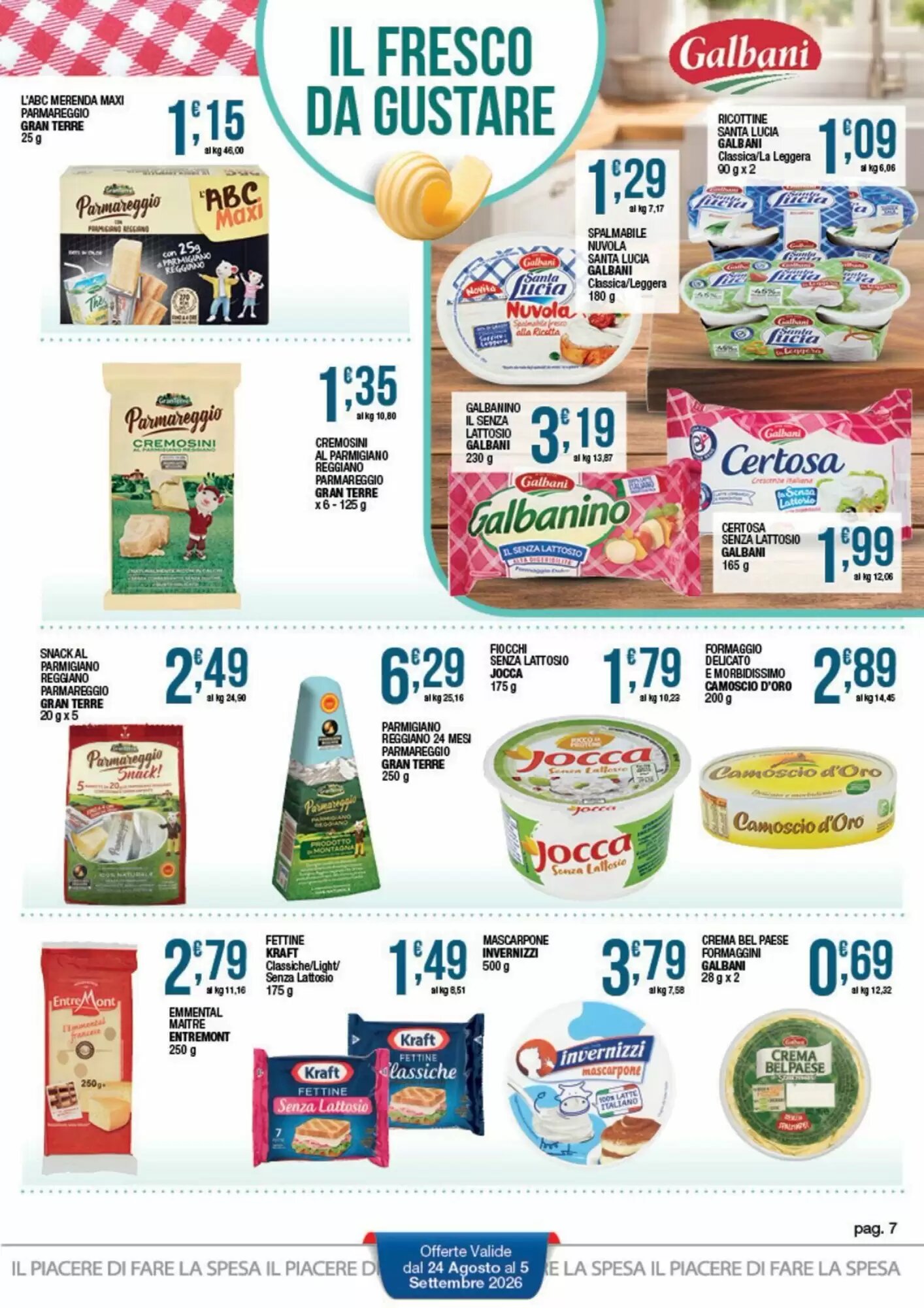 Volantino promozionale Sidis  valide dal 24/08/2026 - Pagina 7.