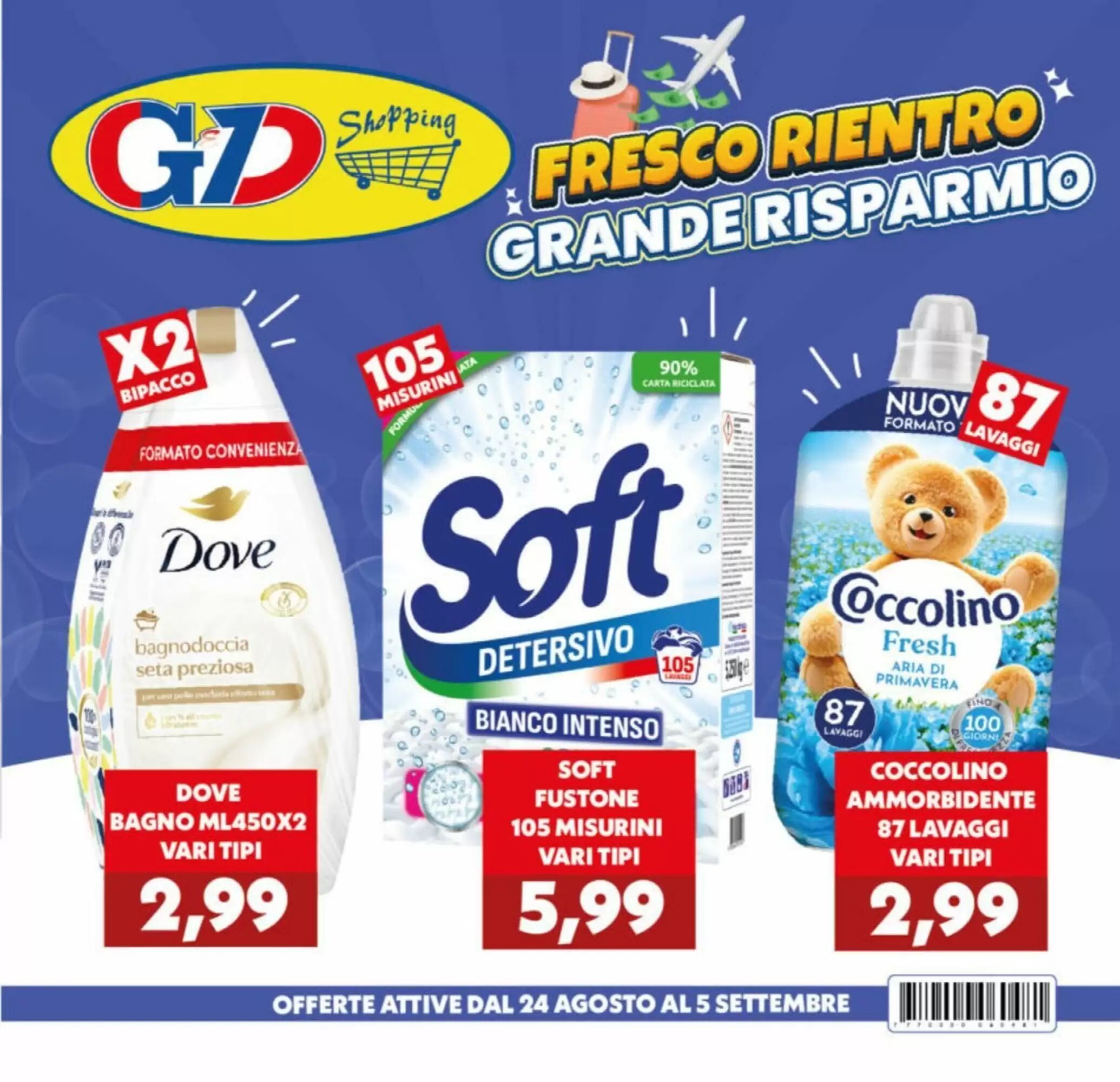 Volantino promozionale GeD Shopping valide dal 24/08/2026 - Pagina 1.