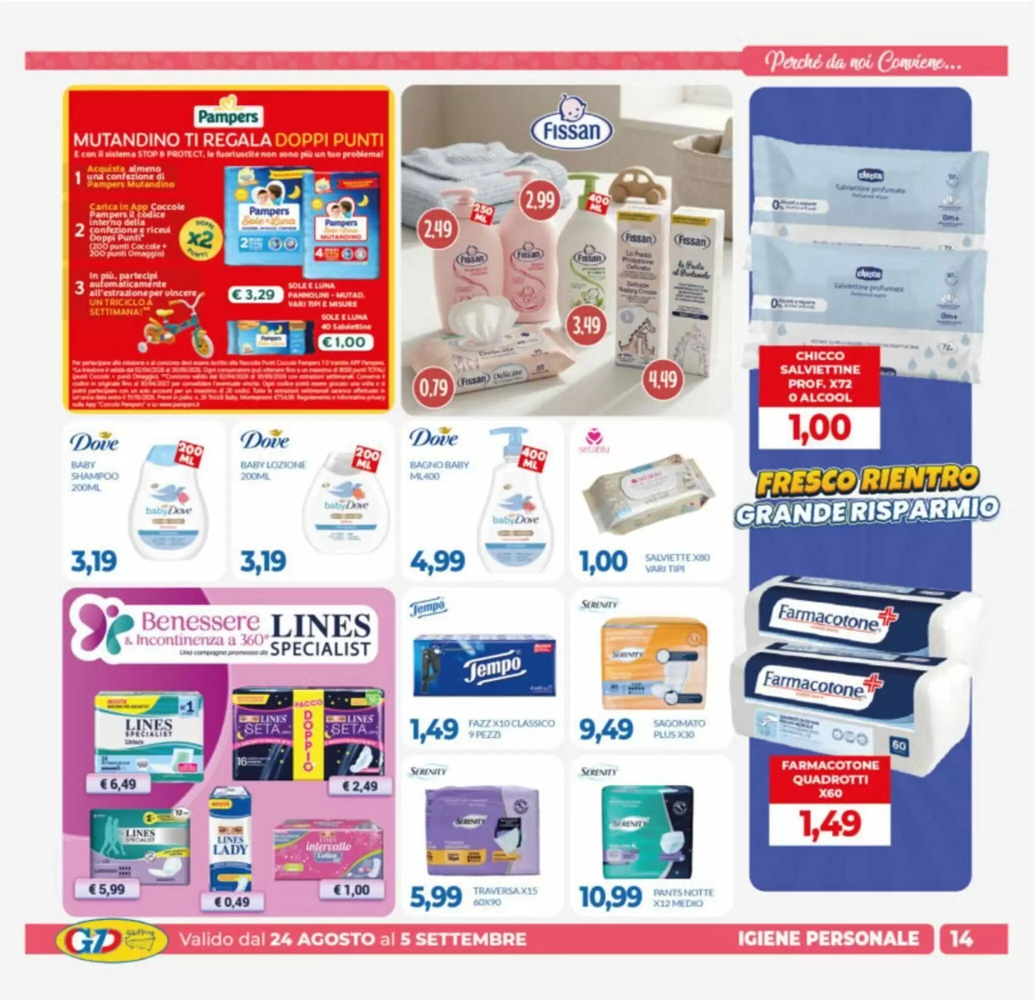 Volantino promozionale GeD Shopping  valide dal 24/08/2026 - Pagina 14.