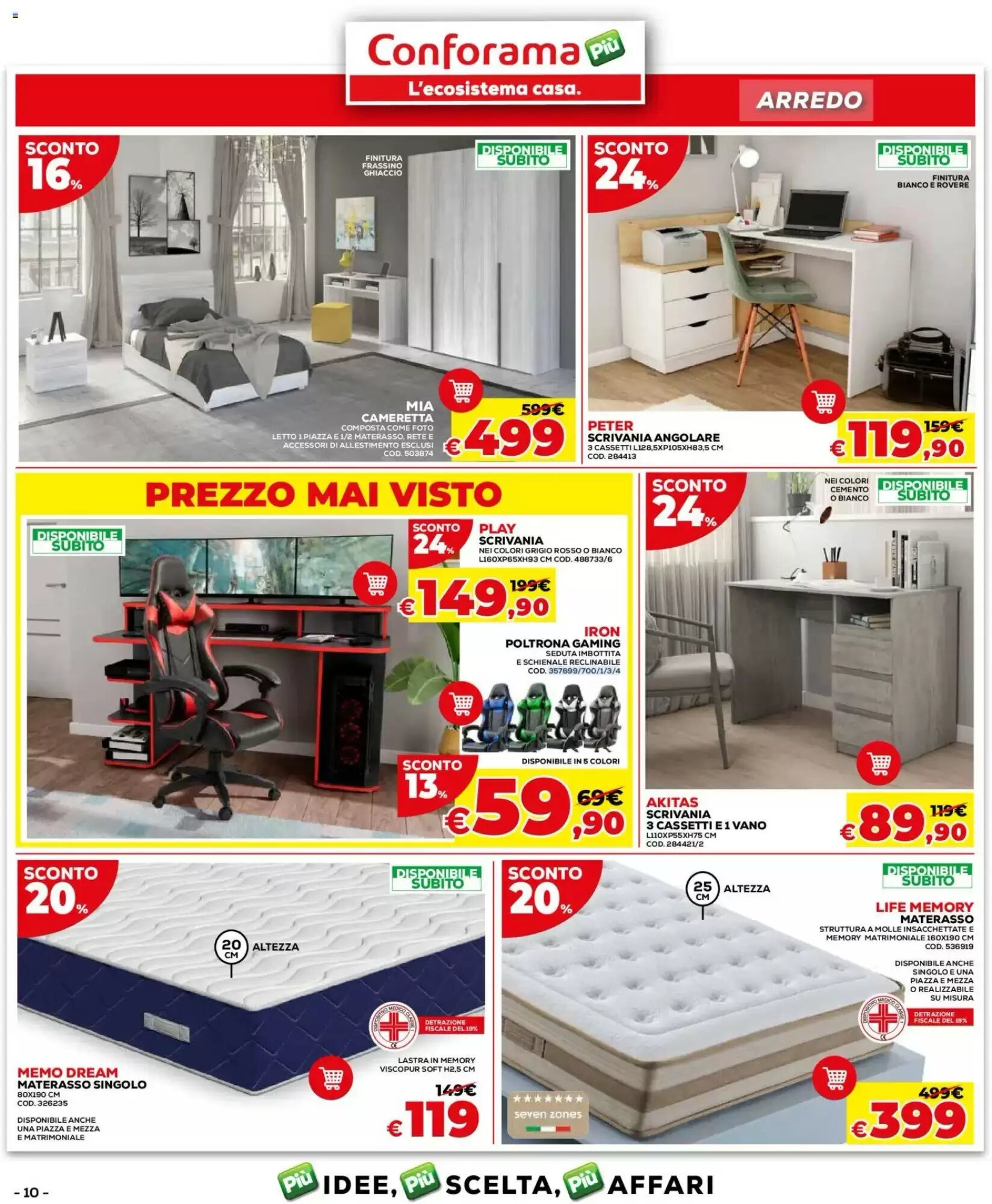 Volantino promozionale Conforama  valide dal 24/08/2026 - Pagina 10.